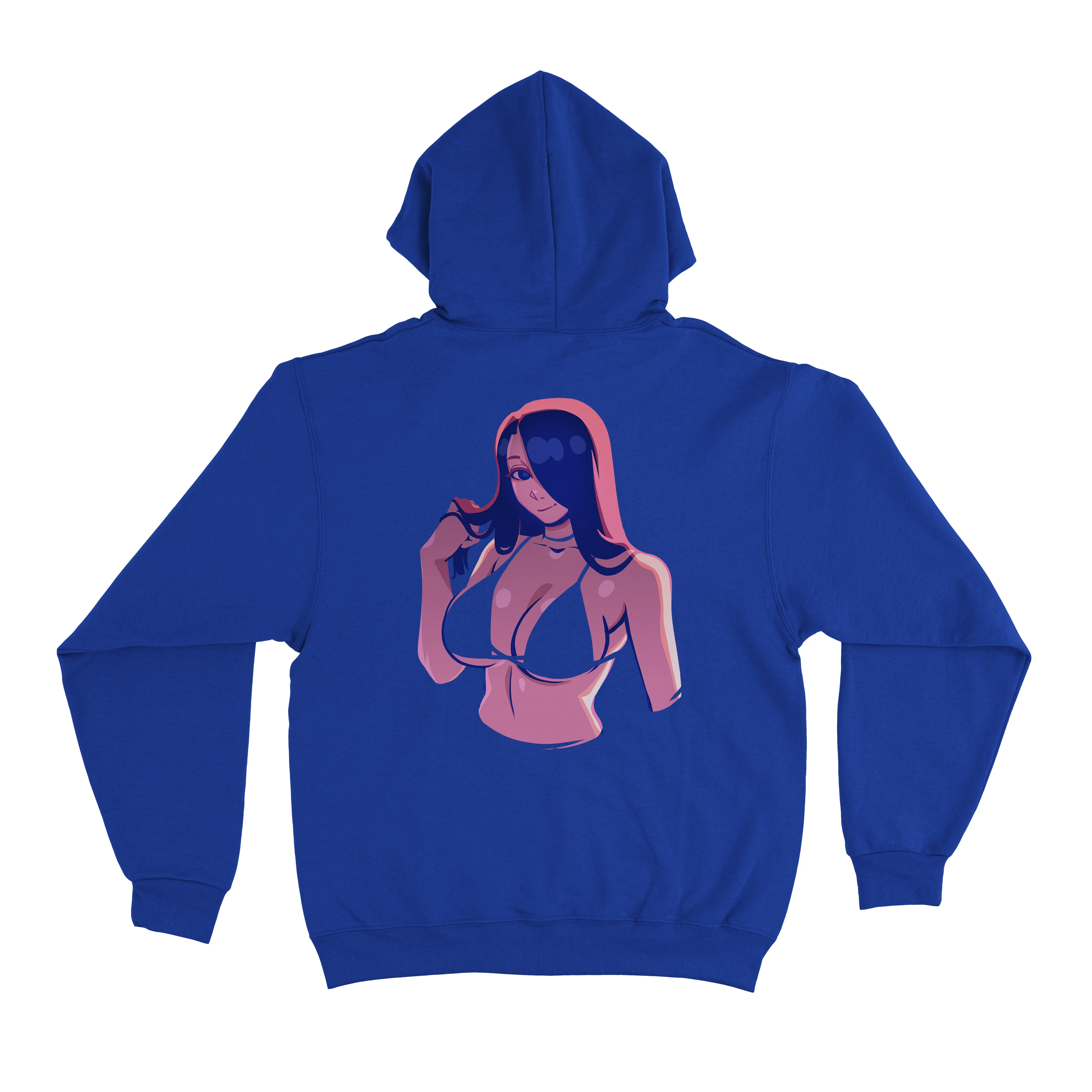 "TELEPURTE" Basic Hoodie Cobalt Blue
