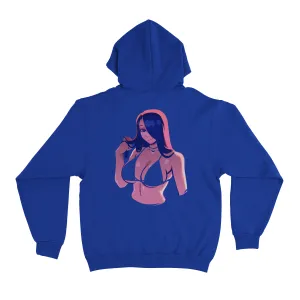 "TELEPURTE" Basic Hoodie Cobalt Blue