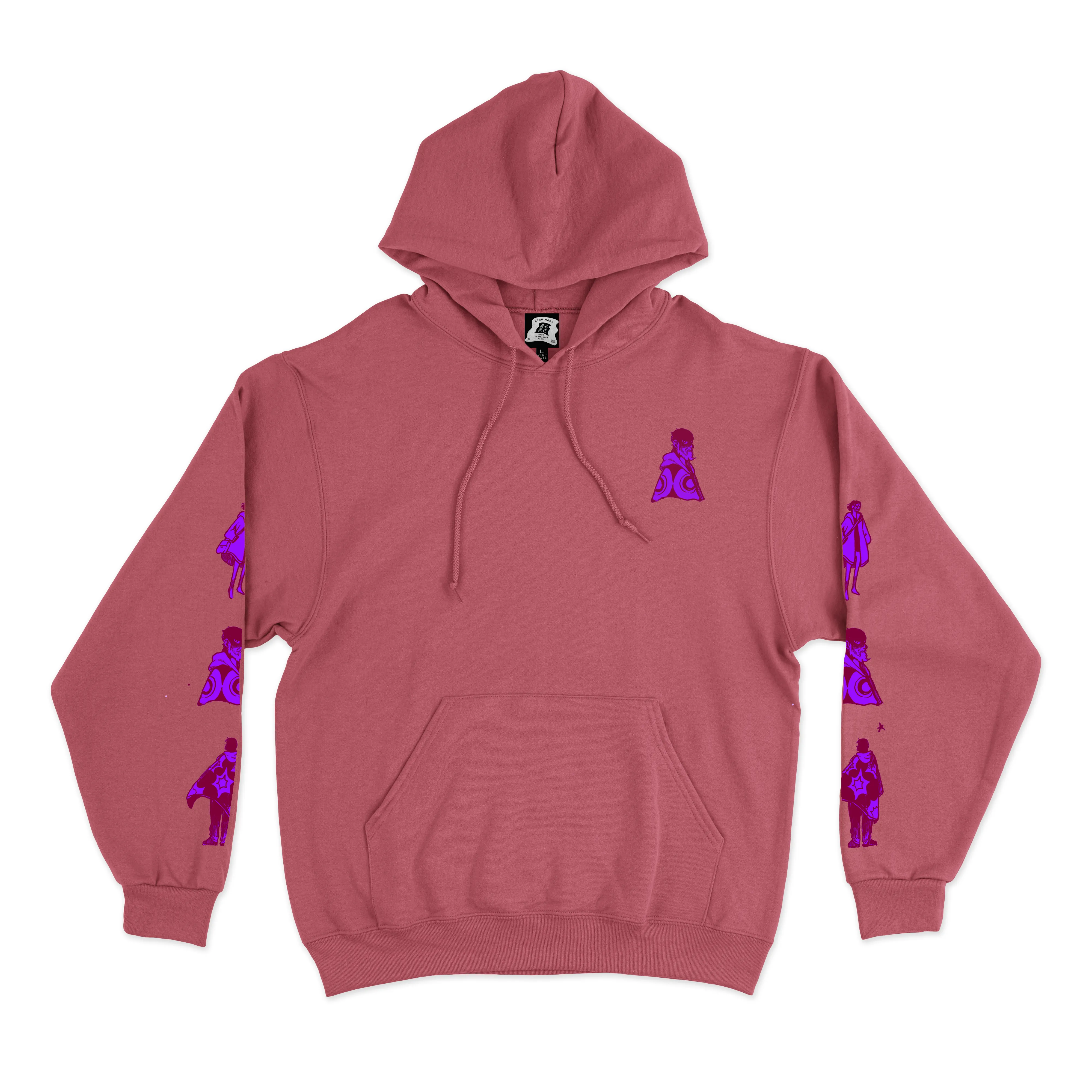 "The Tenth Dream" Basic Hoodie White/Pink