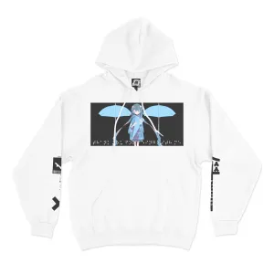 "Umbrella" Basic Hoodie White