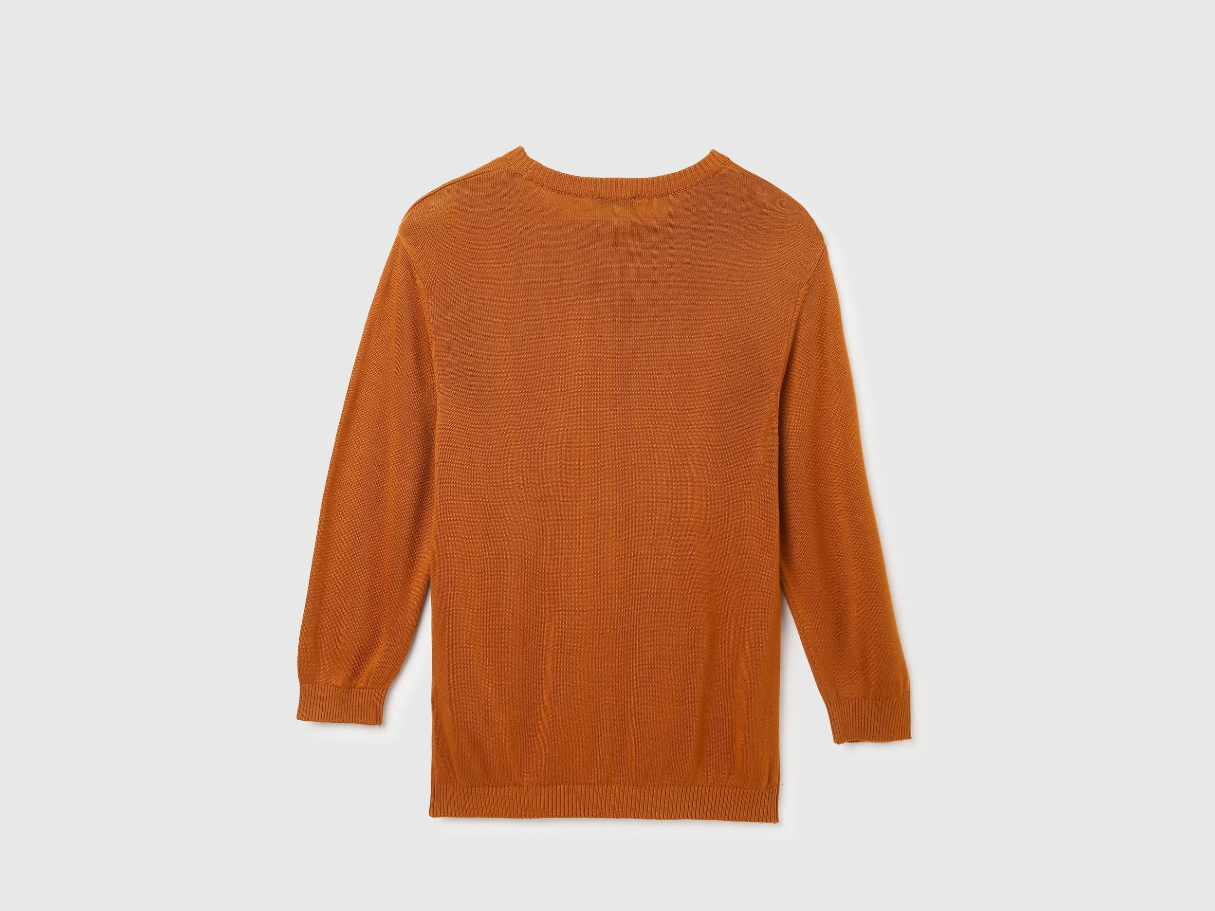 Regular Fit Round Neck Solid Tops
