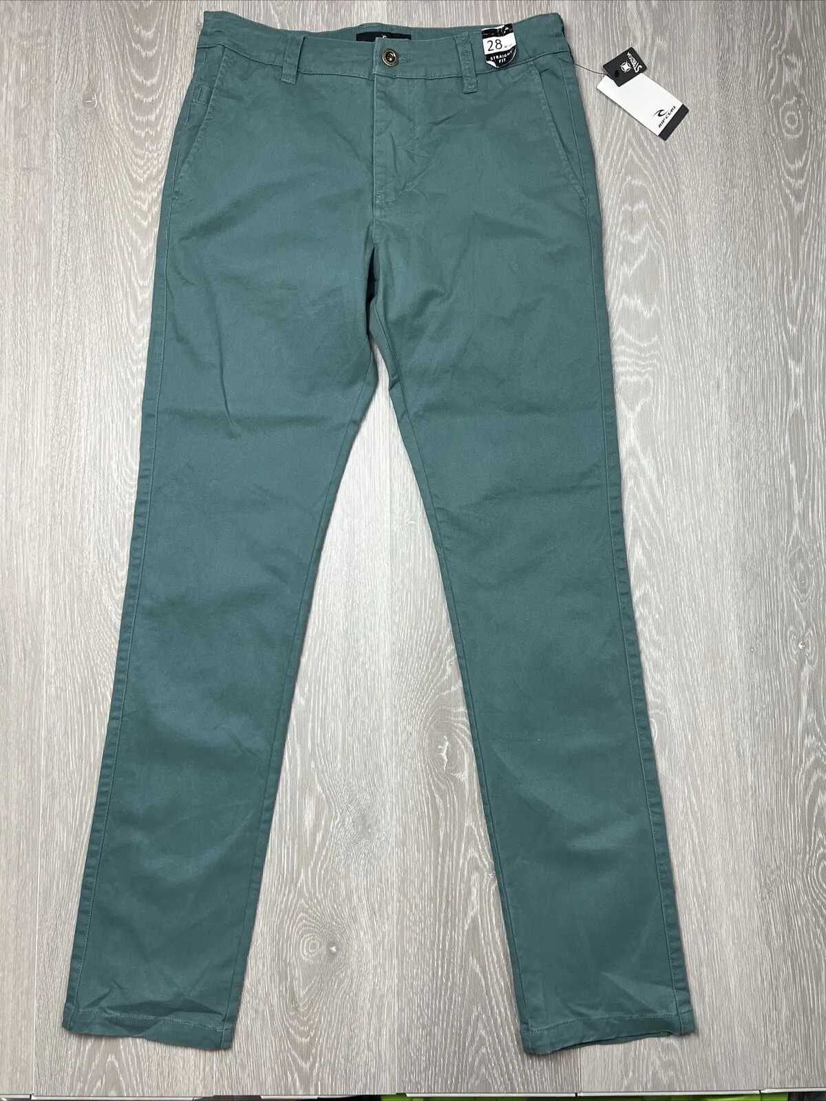 RIP CURL Mens Green Epic Pant Straight Fit Stretch Size 28 (New)