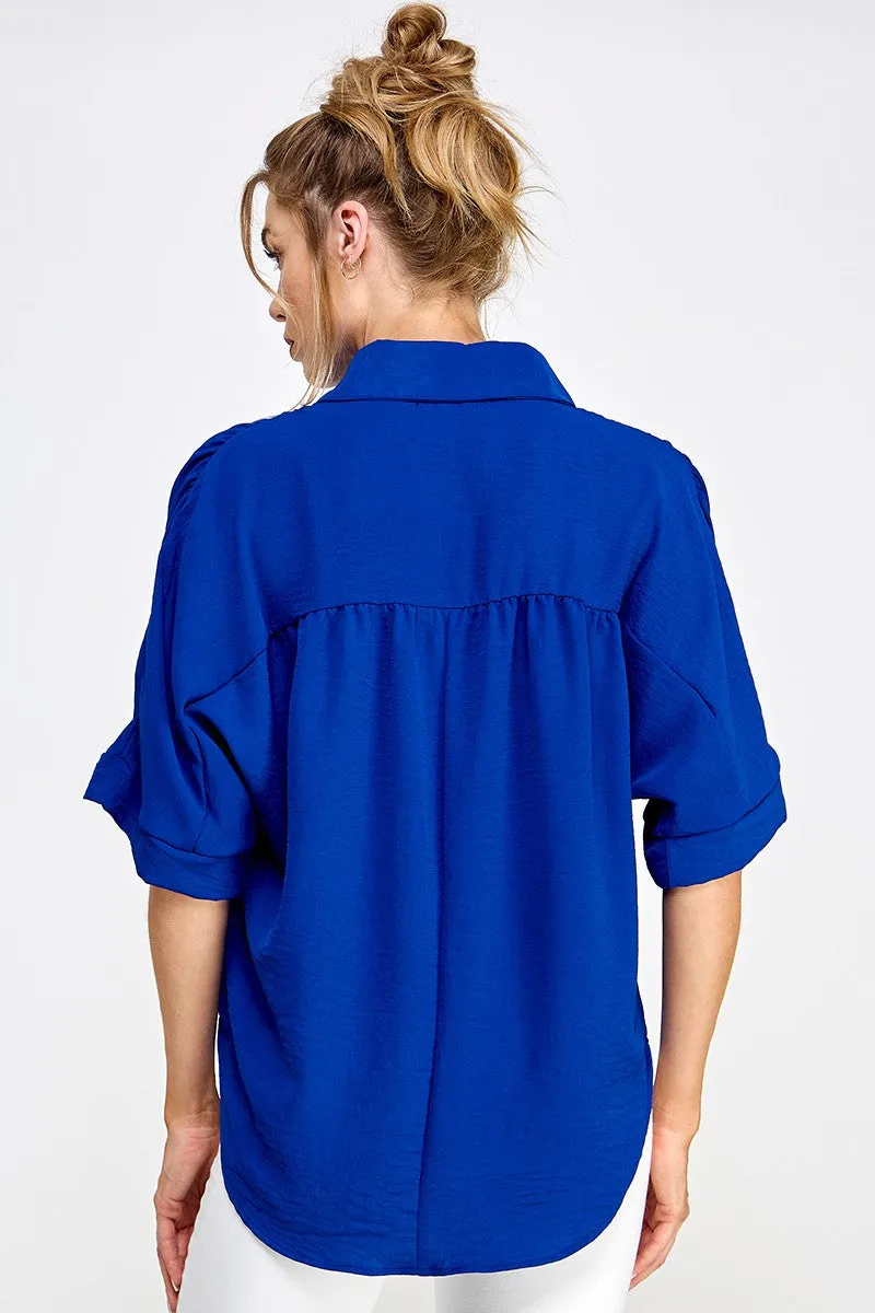 Royal Airflow Short Sleeve Blouse