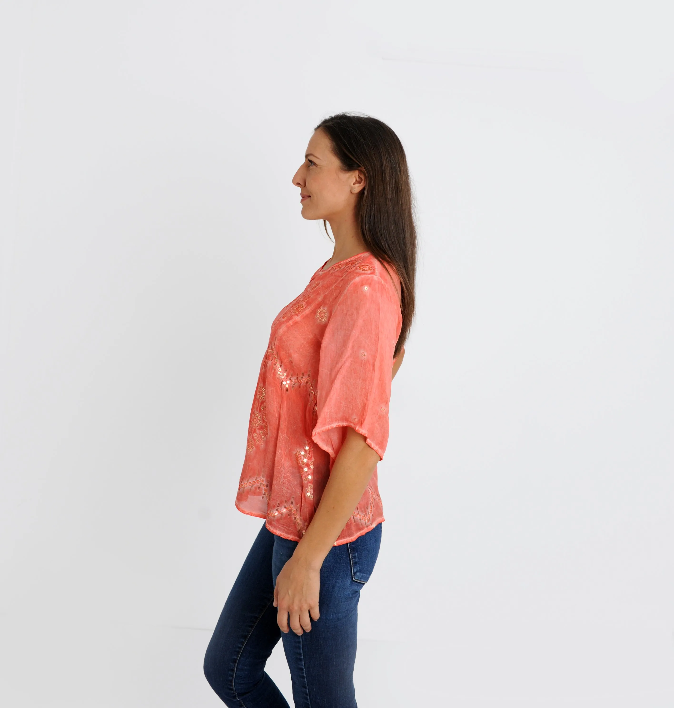 Seychelles Coral Top ON SALE NOW