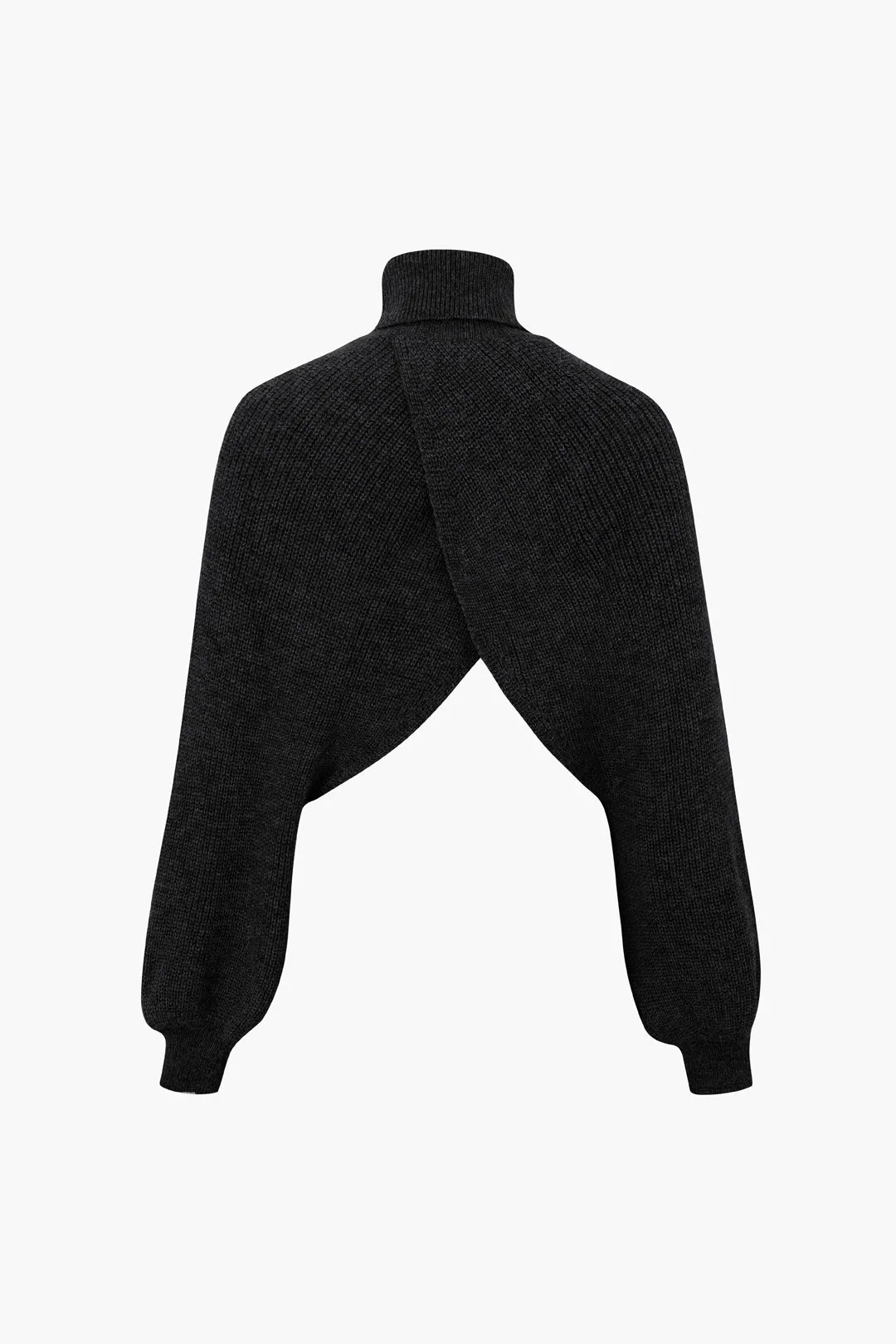 Shirley - Stylish Batwing Sleeve Woman's Turtleneck Crop Sweater