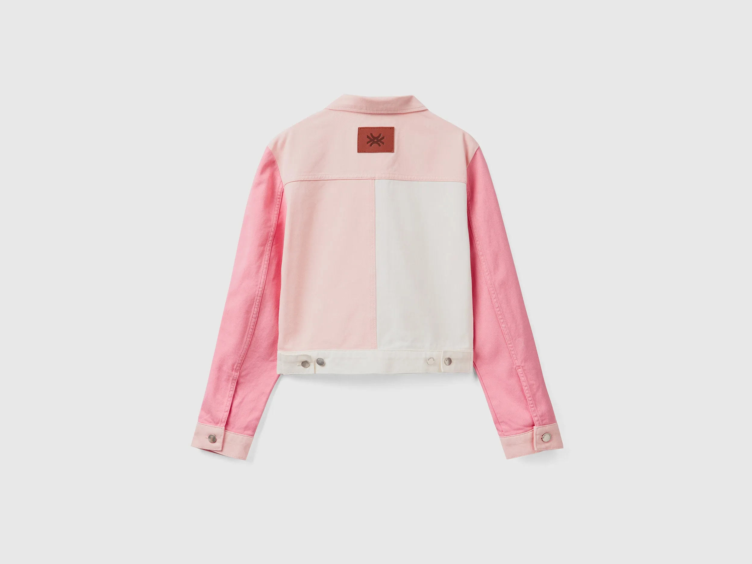 SHORT COLOR BLOCK JACKET