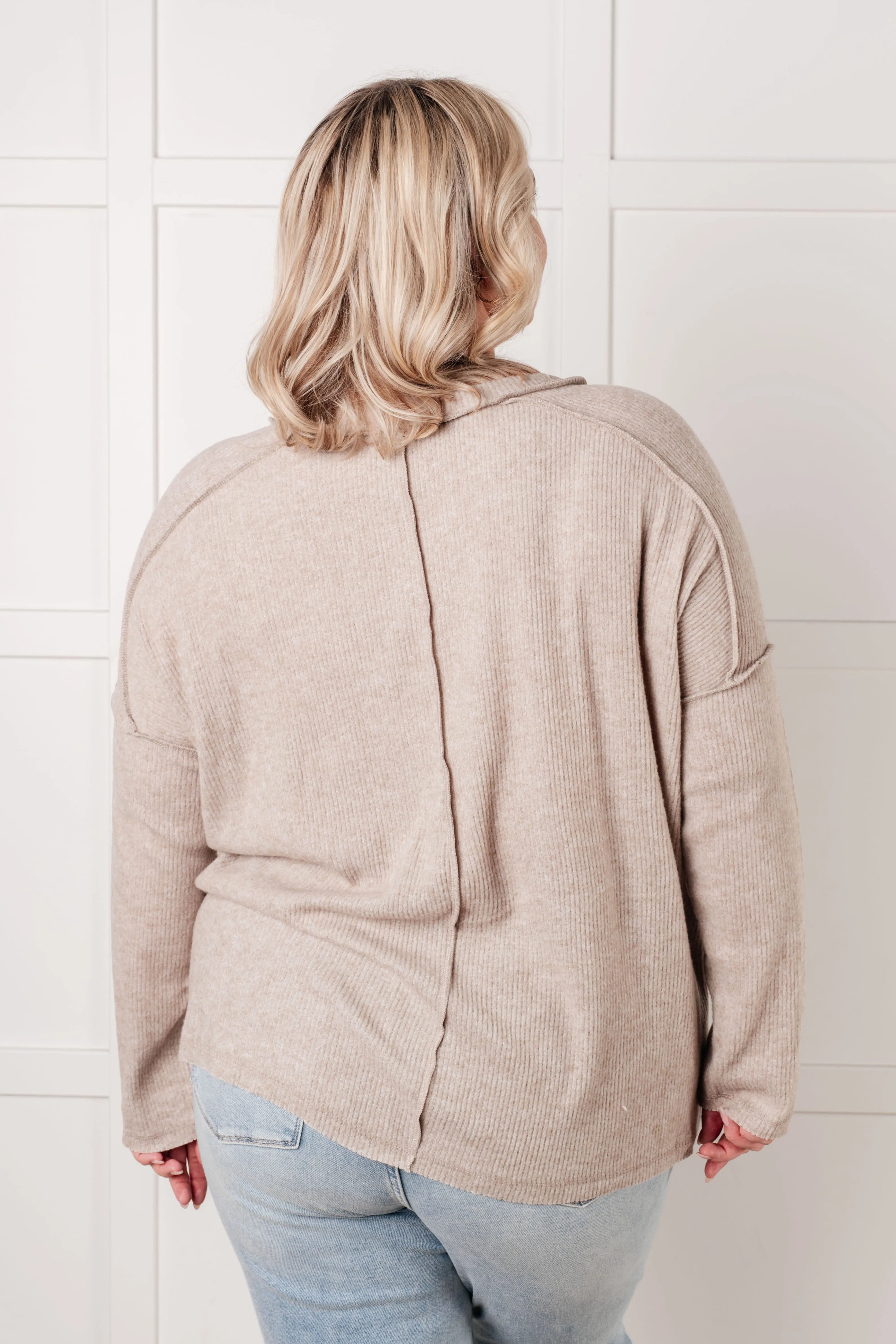 Simply Basic Ribbed Hacci Sweater