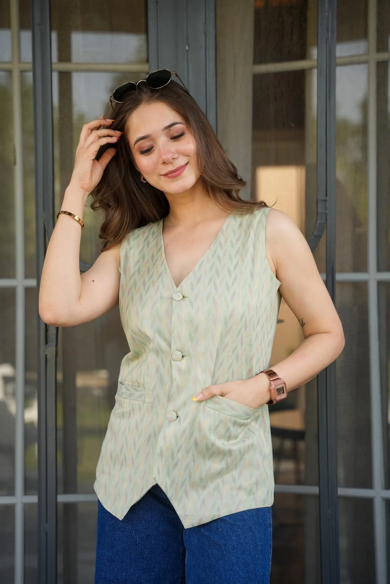 Soft Horizon Cotton Top