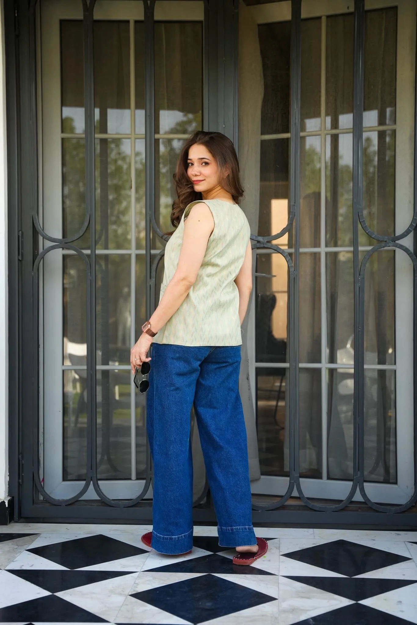 Soft Horizon Cotton Top