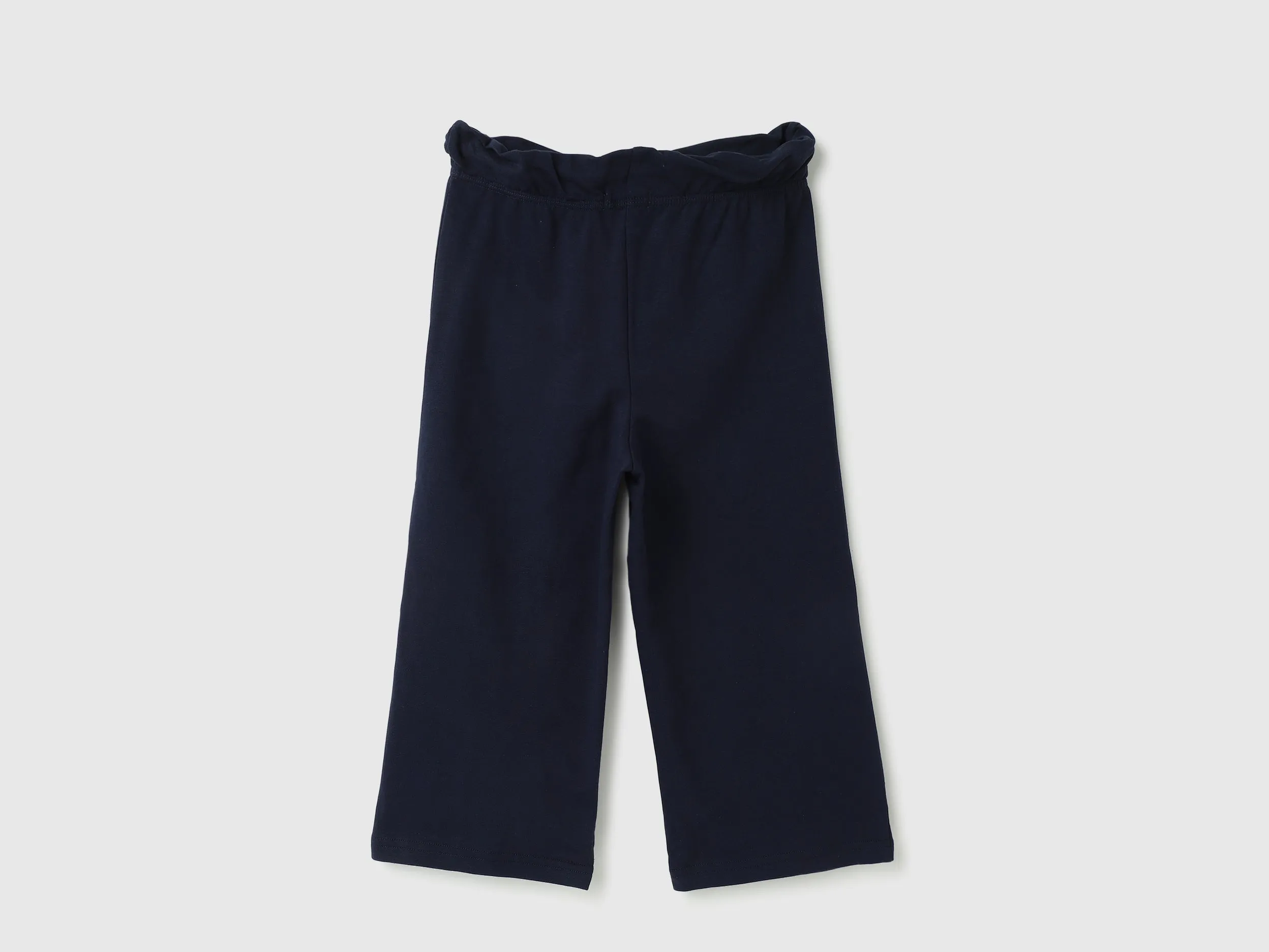 Solid Drawstring Regular-Fit Trousers