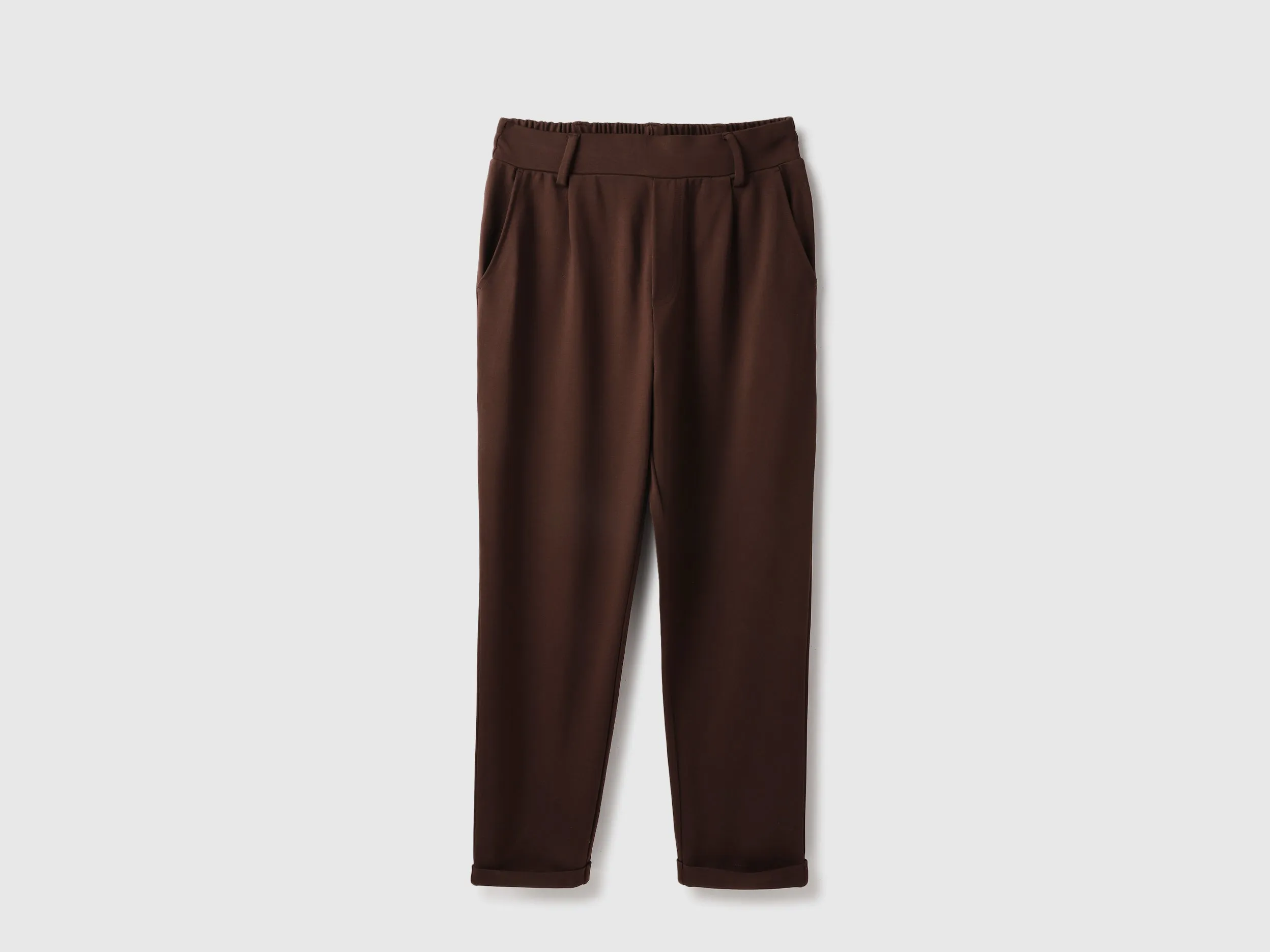 Solid Narrow Fit Trousers