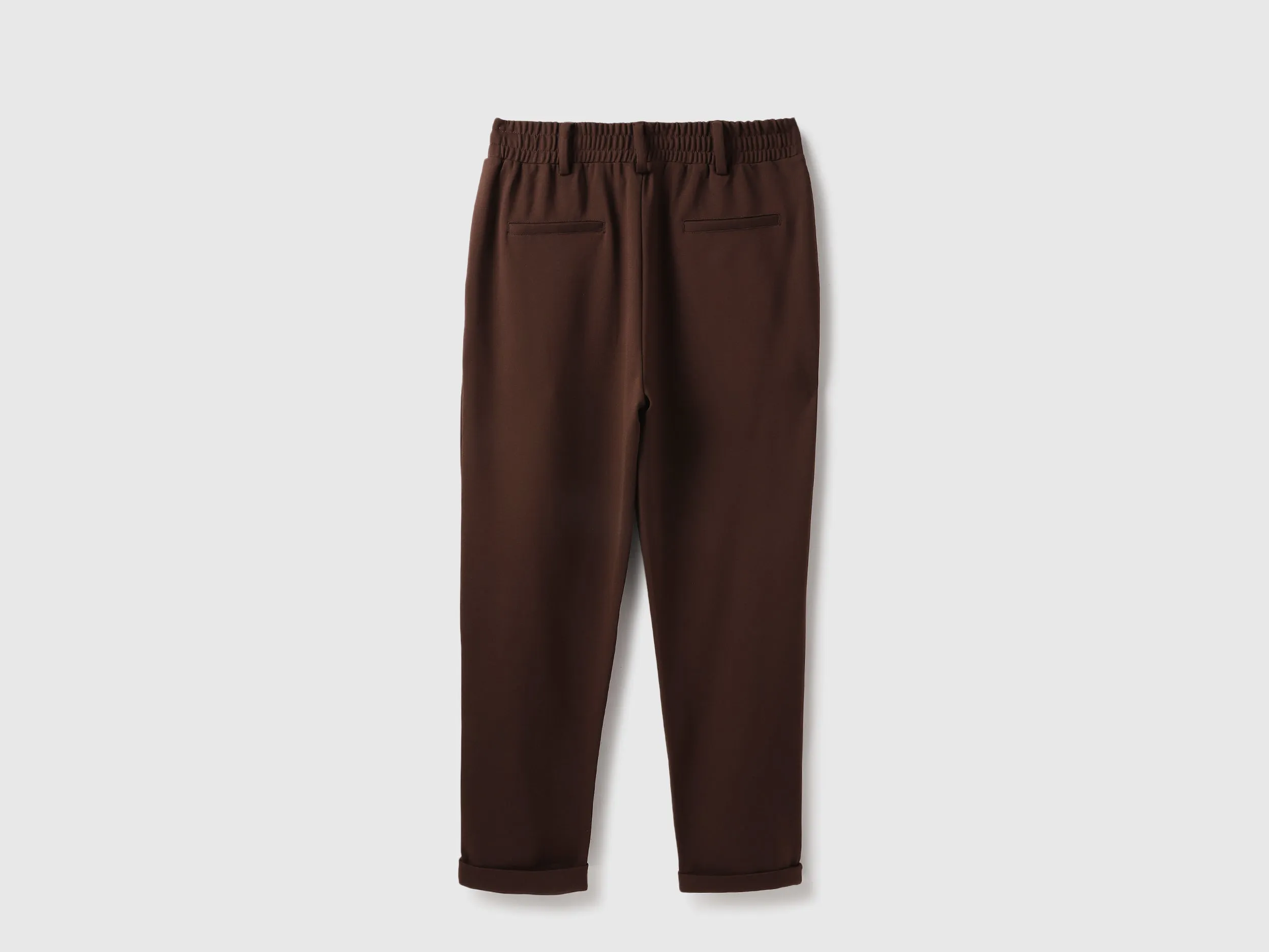 Solid Narrow Fit Trousers