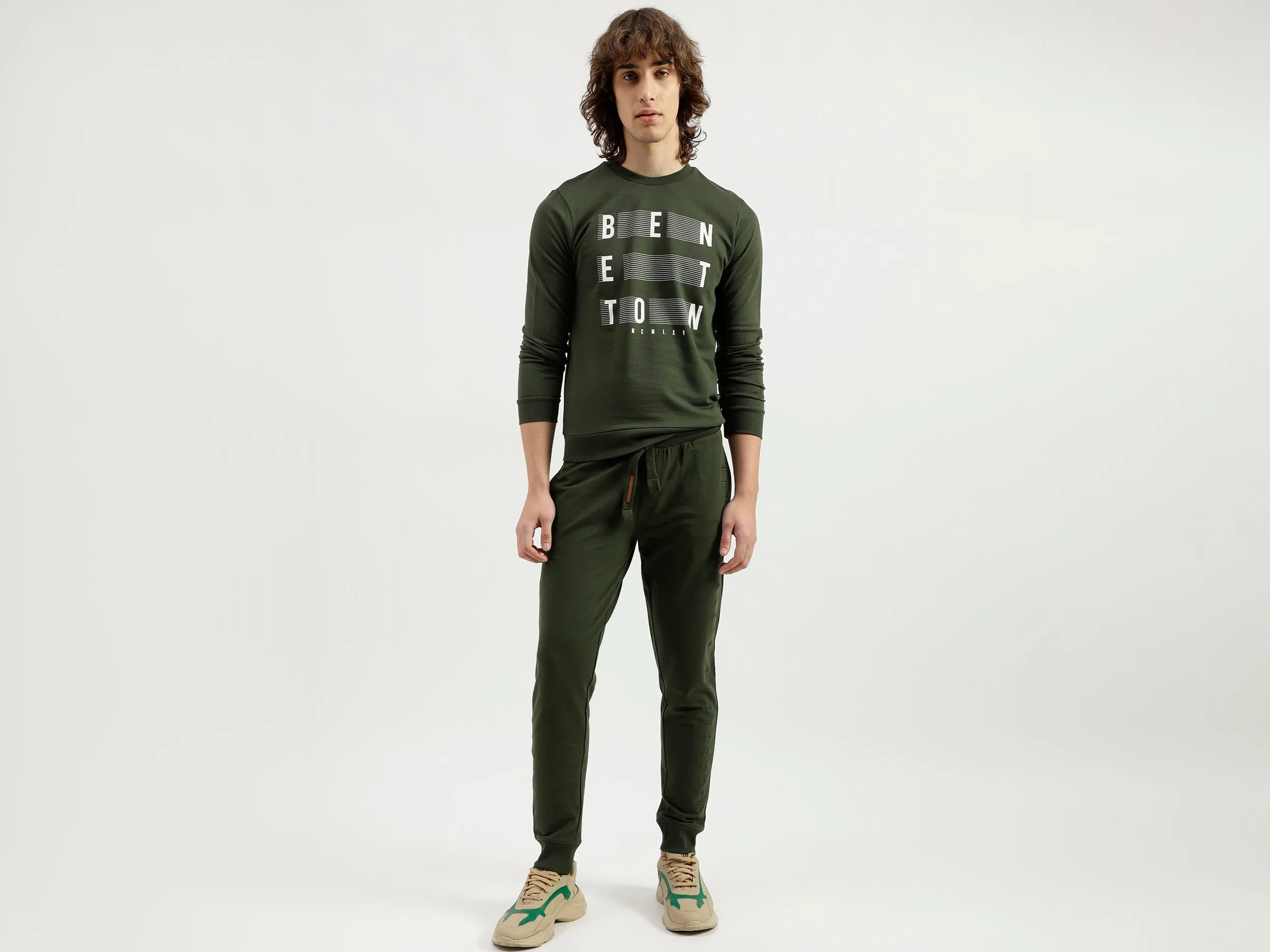 Solid Pattern Trousers