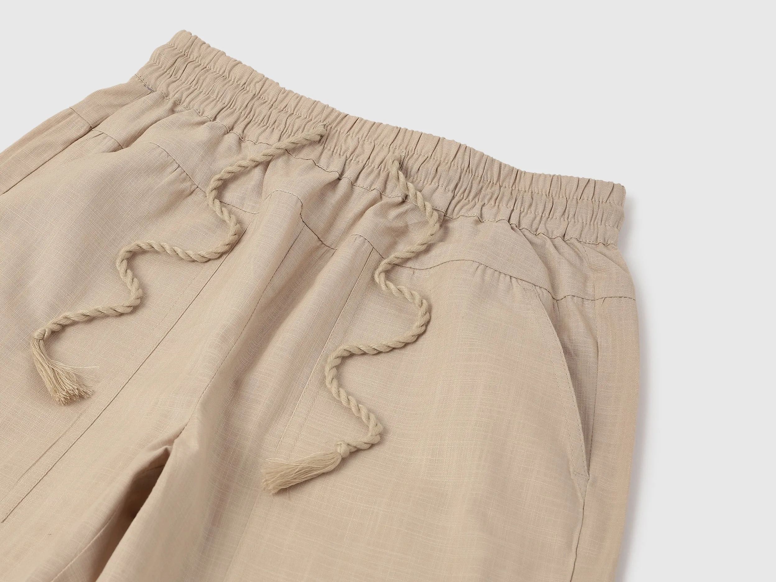 Solid Regular Fit Trousers
