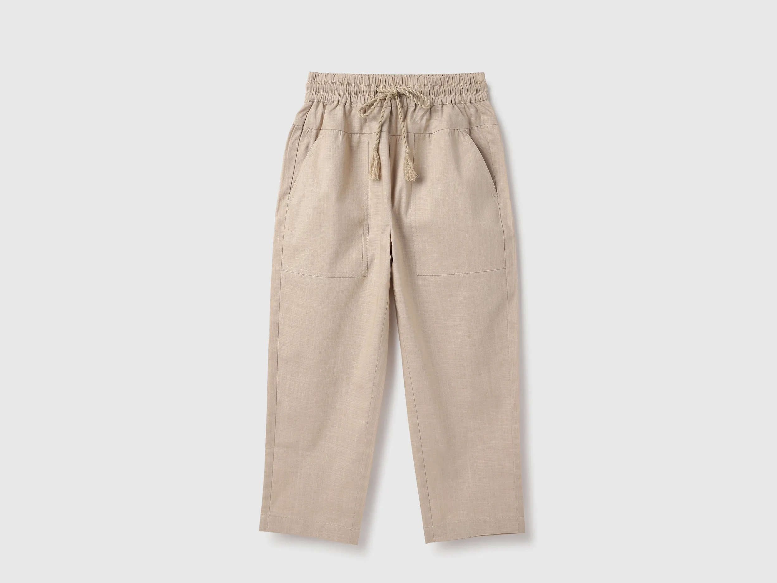 Solid Regular Fit Trousers