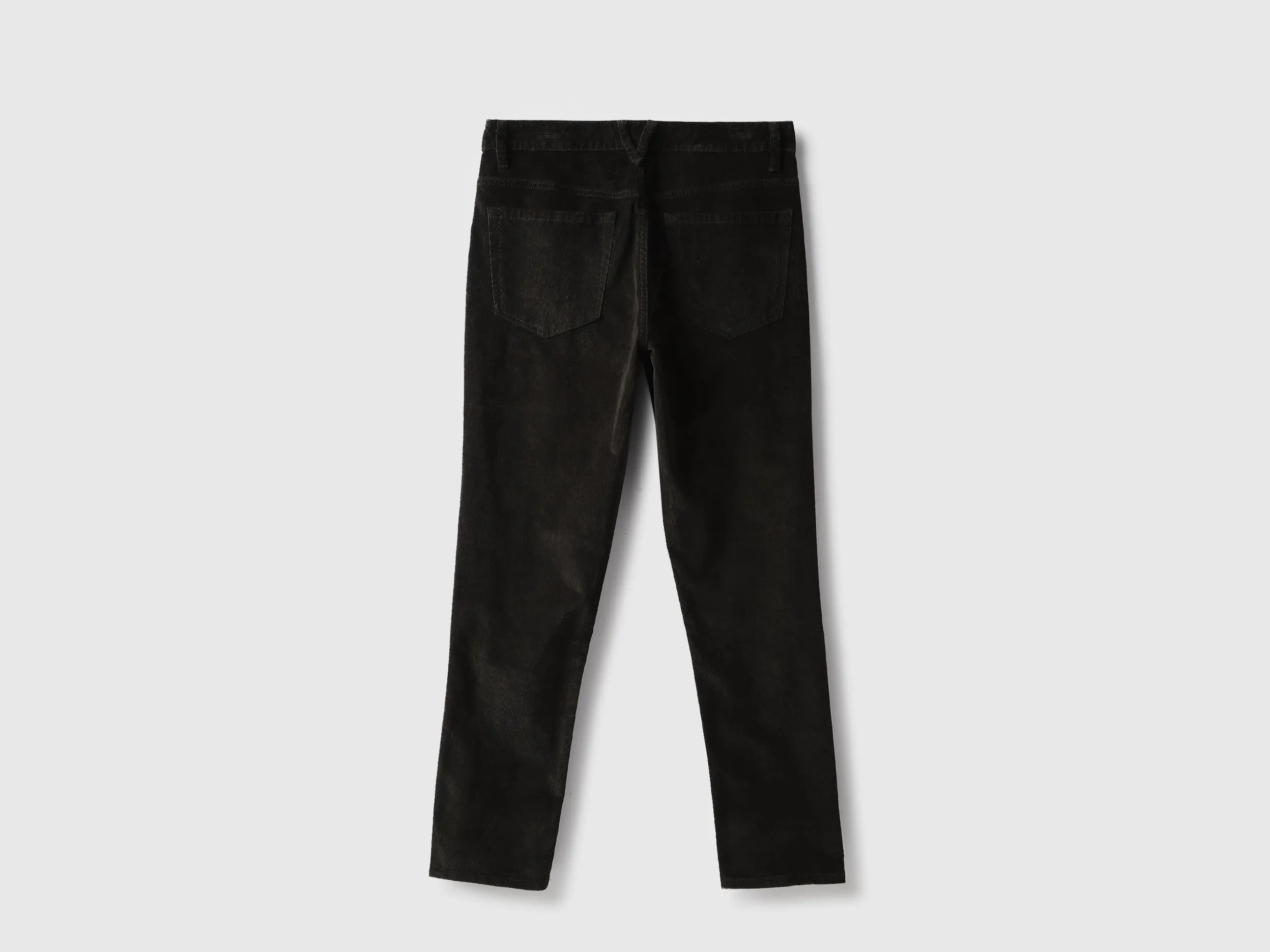 Solid Relaxed Fit Trousers