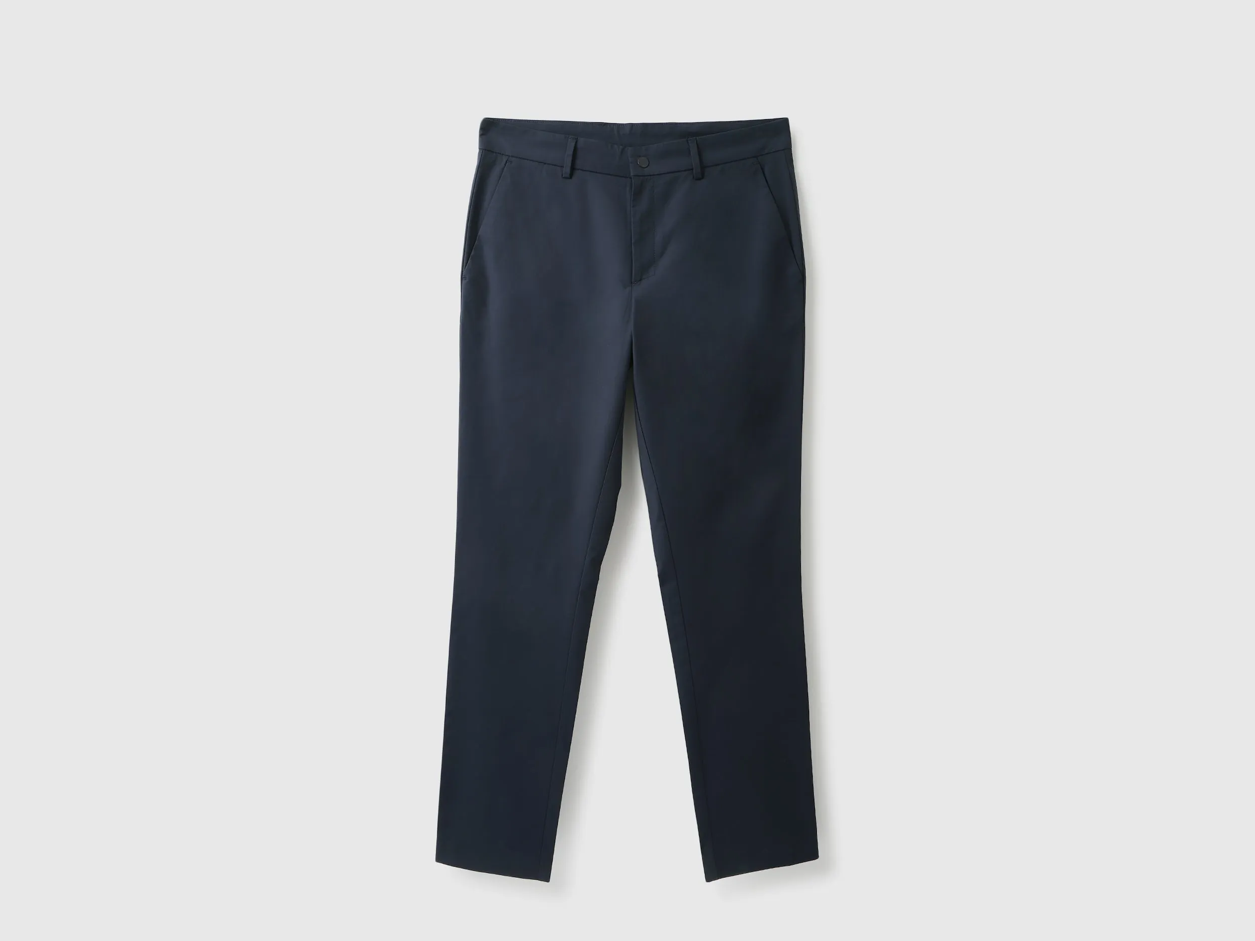 Solid Relaxed Fit Trousers