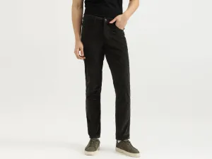 Solid Relaxed Fit Trousers