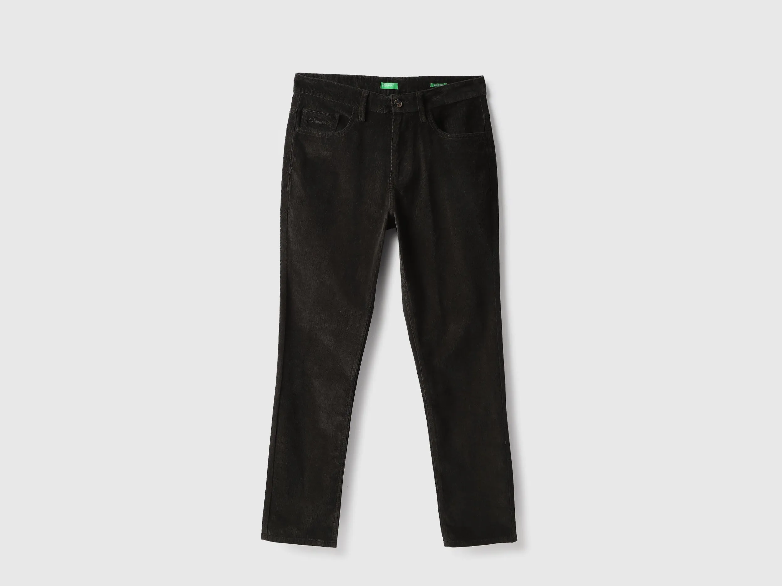 Solid Relaxed Fit Trousers
