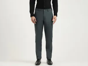 Solid Relaxed Fit Trousers