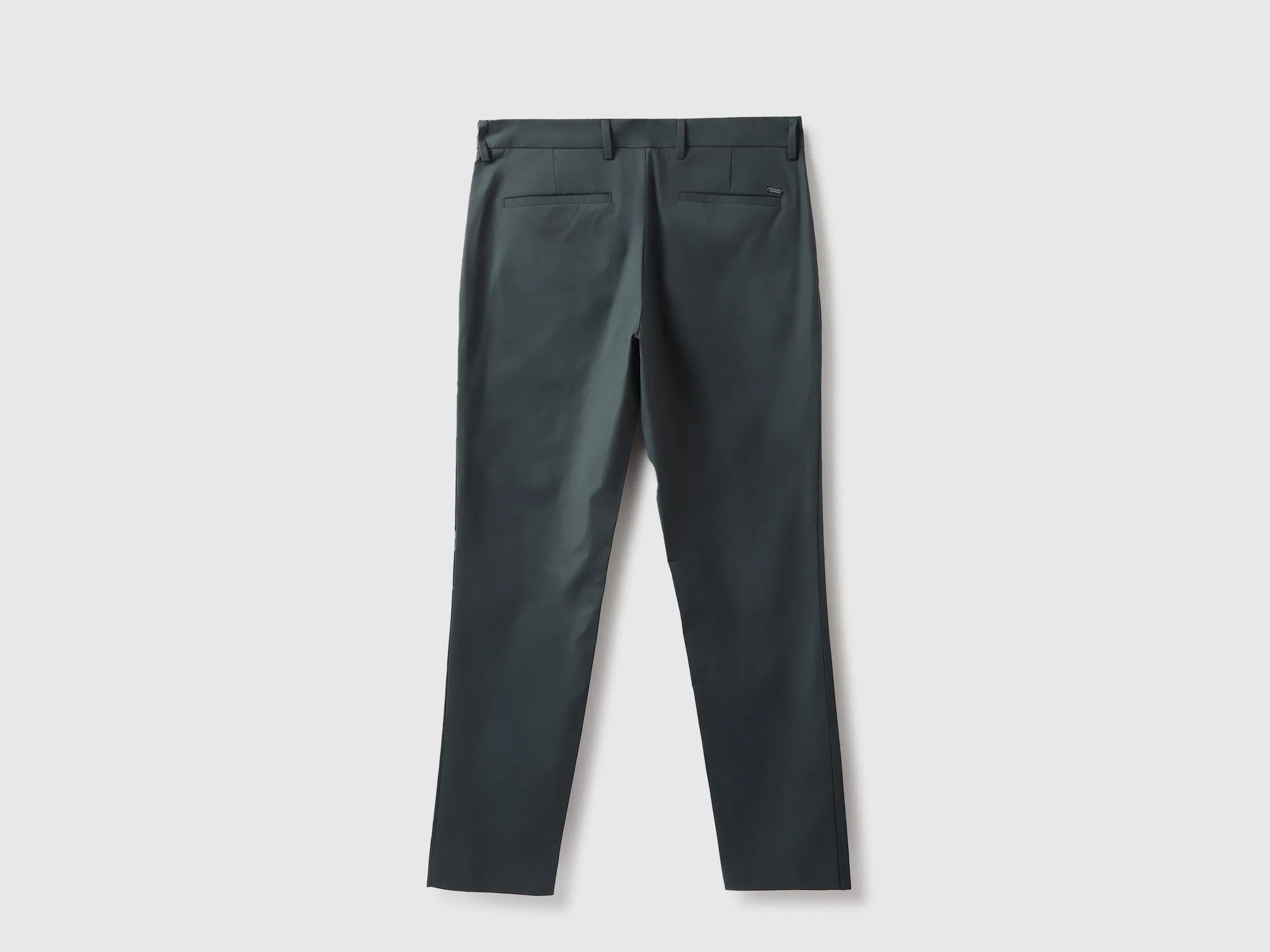 Solid Relaxed Fit Trousers