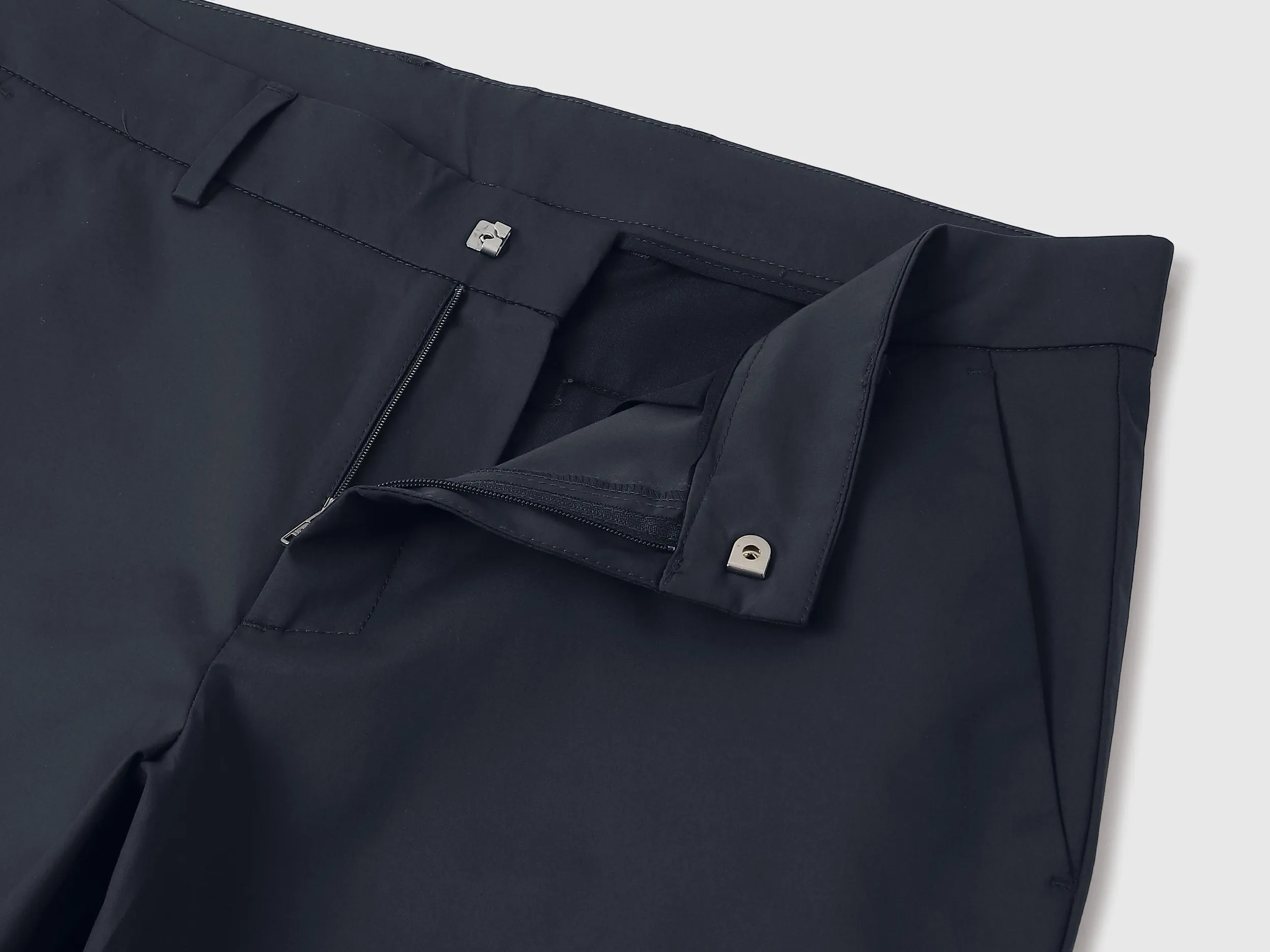 Solid Relaxed Fit Trousers