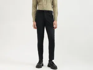 Solid Relaxed Fit Trousers