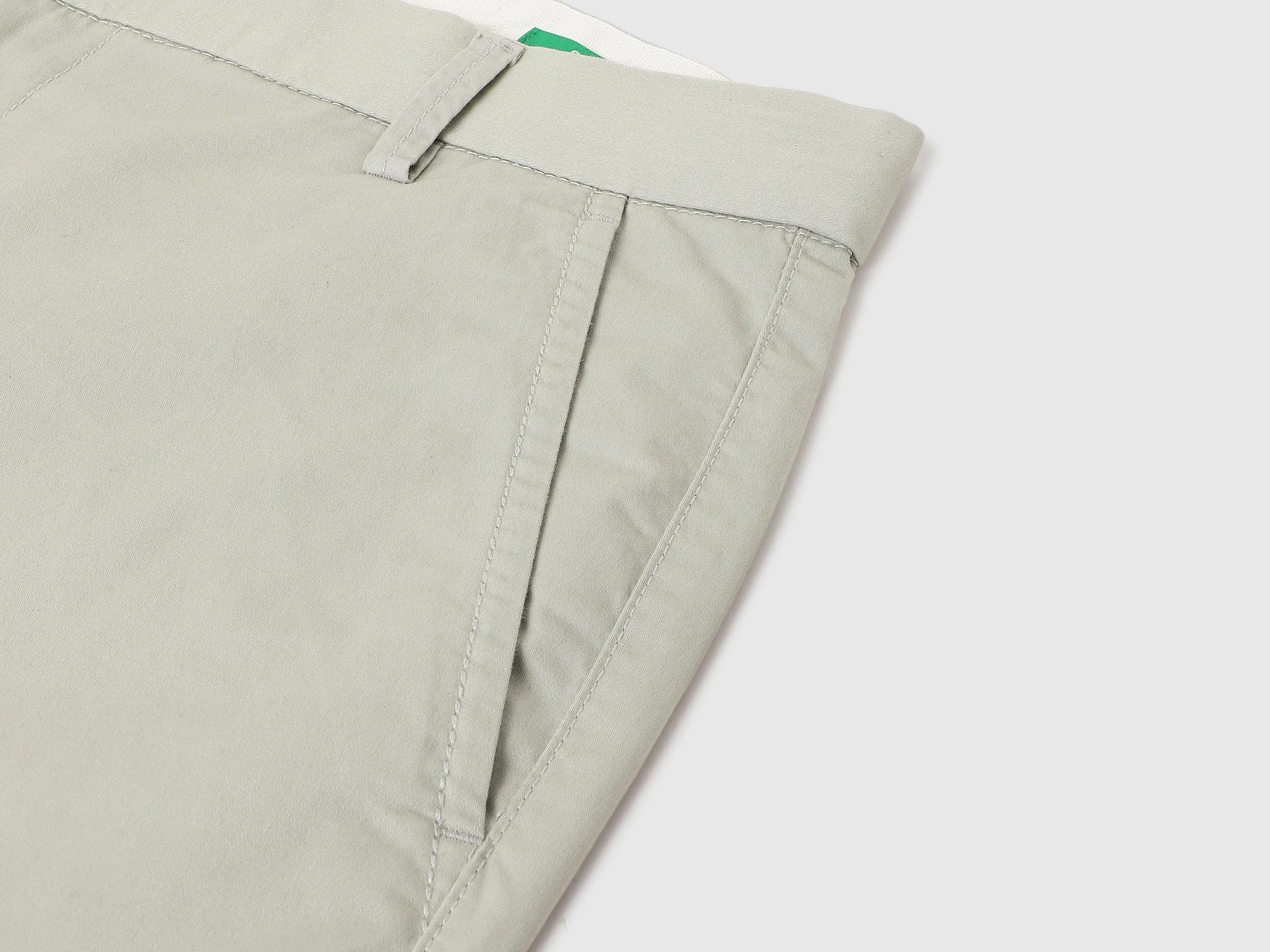 Solid Slim Fit Trousers