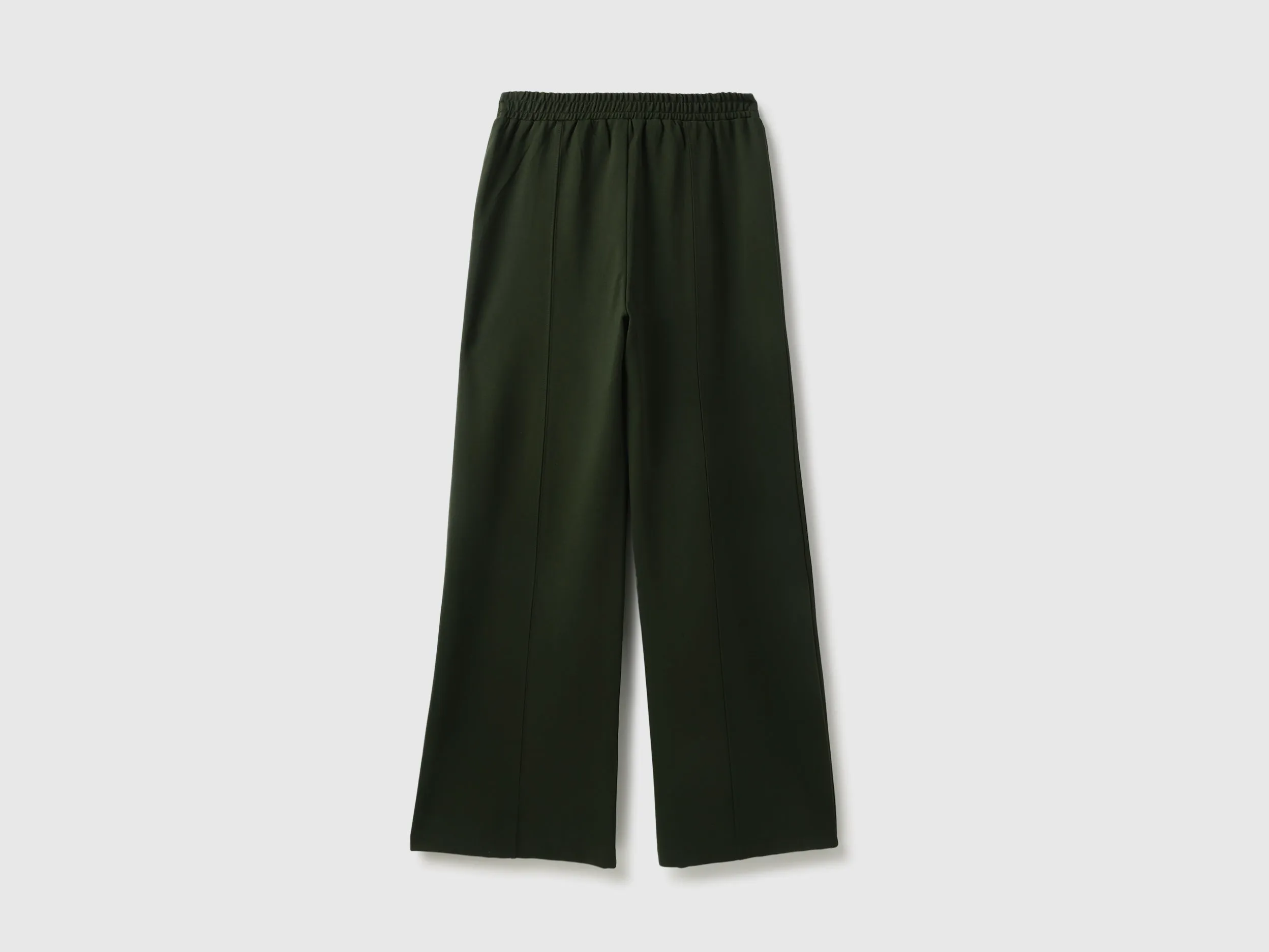 Solid Straight Fit Pants