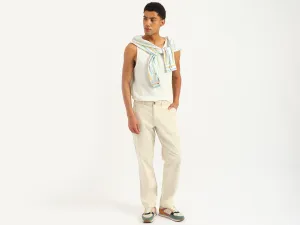 Solid Straight Fit Trousers