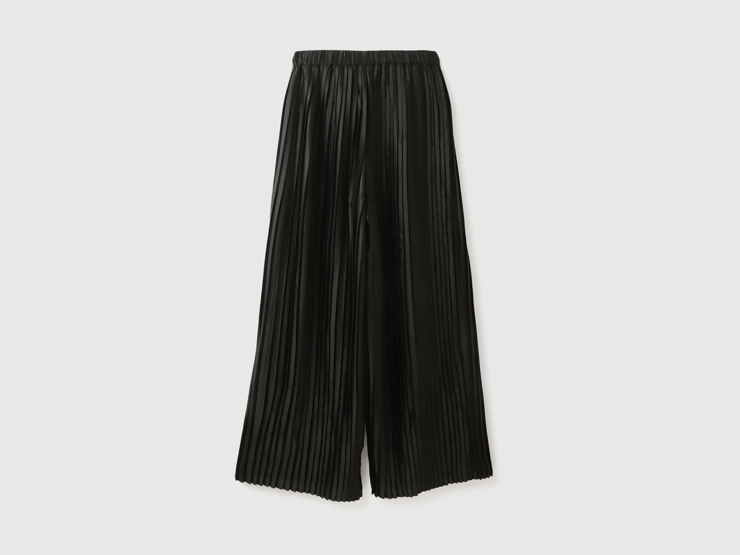 Solid Wide Leg Fit Trousers