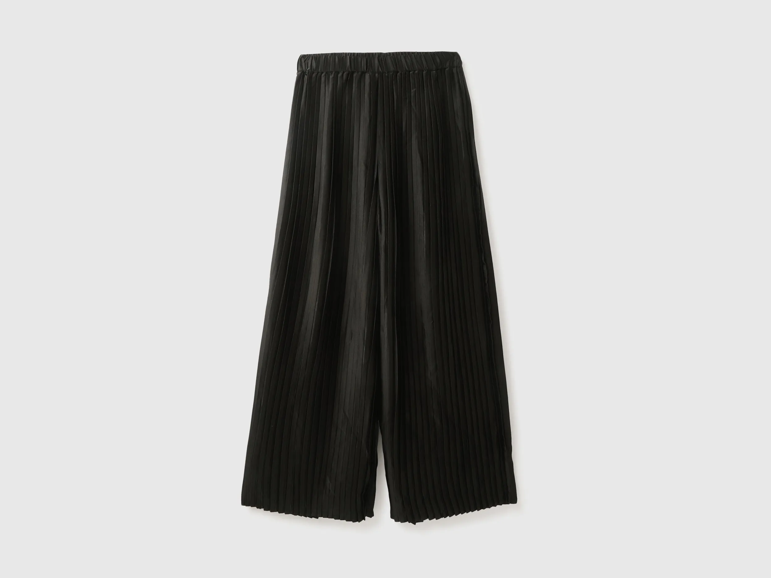 Solid Wide Leg Fit Trousers