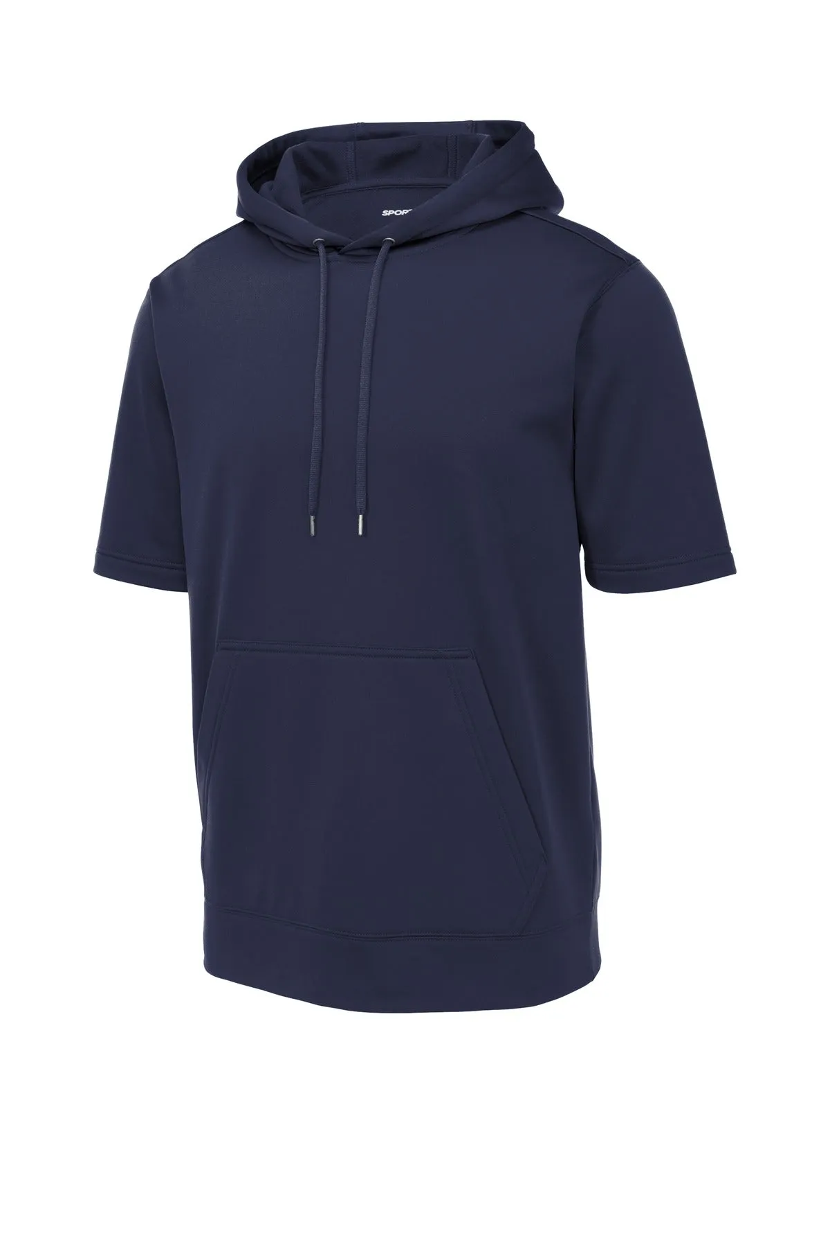 Sport-Tek  Sport-Wick  Fleece Short Sleeve Hooded Pullover. ST251 Navy