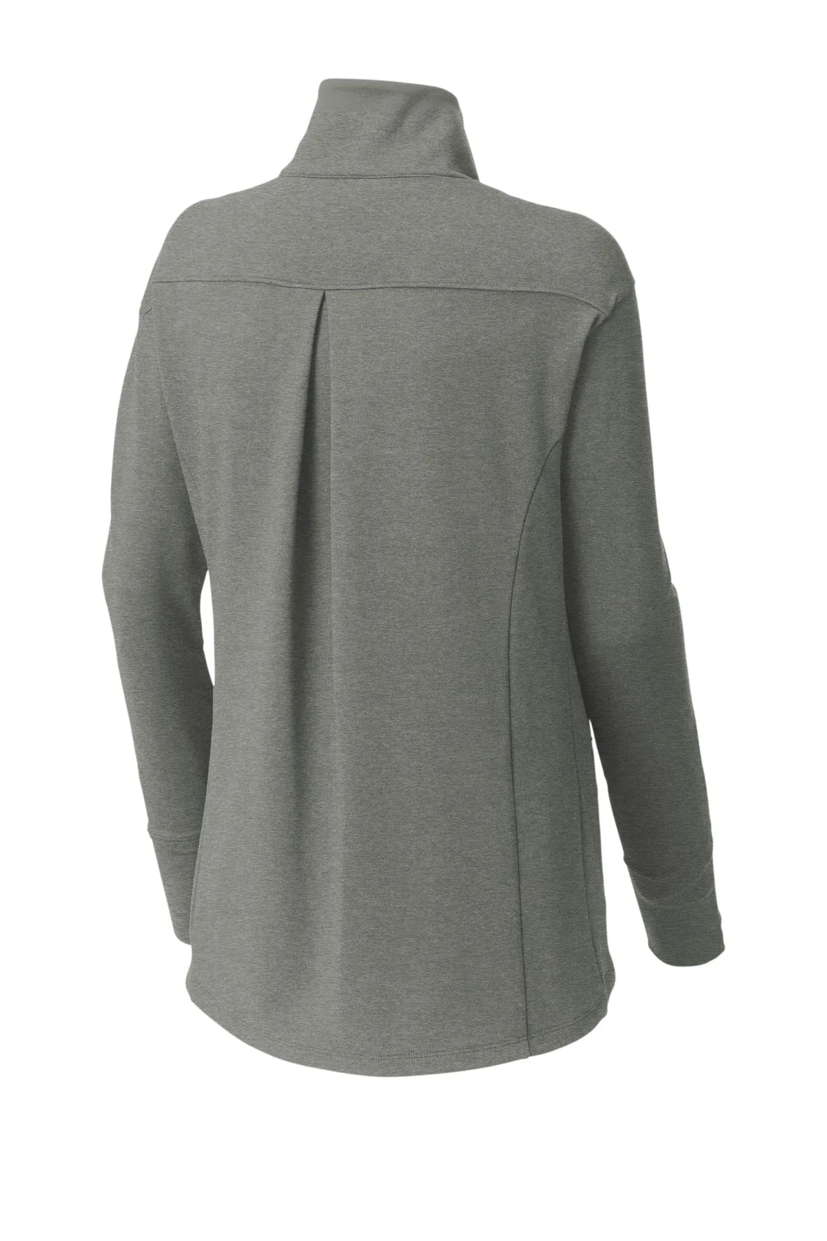 Sport-Tek Women's Sport-Wick Flex Fleece Full-Zip. LST560 Light Grey Heather