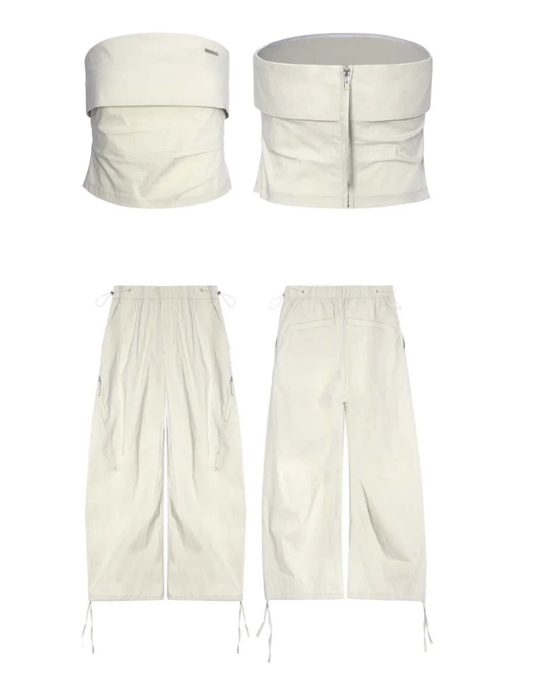 Stretch Suit Bandeau / Pants