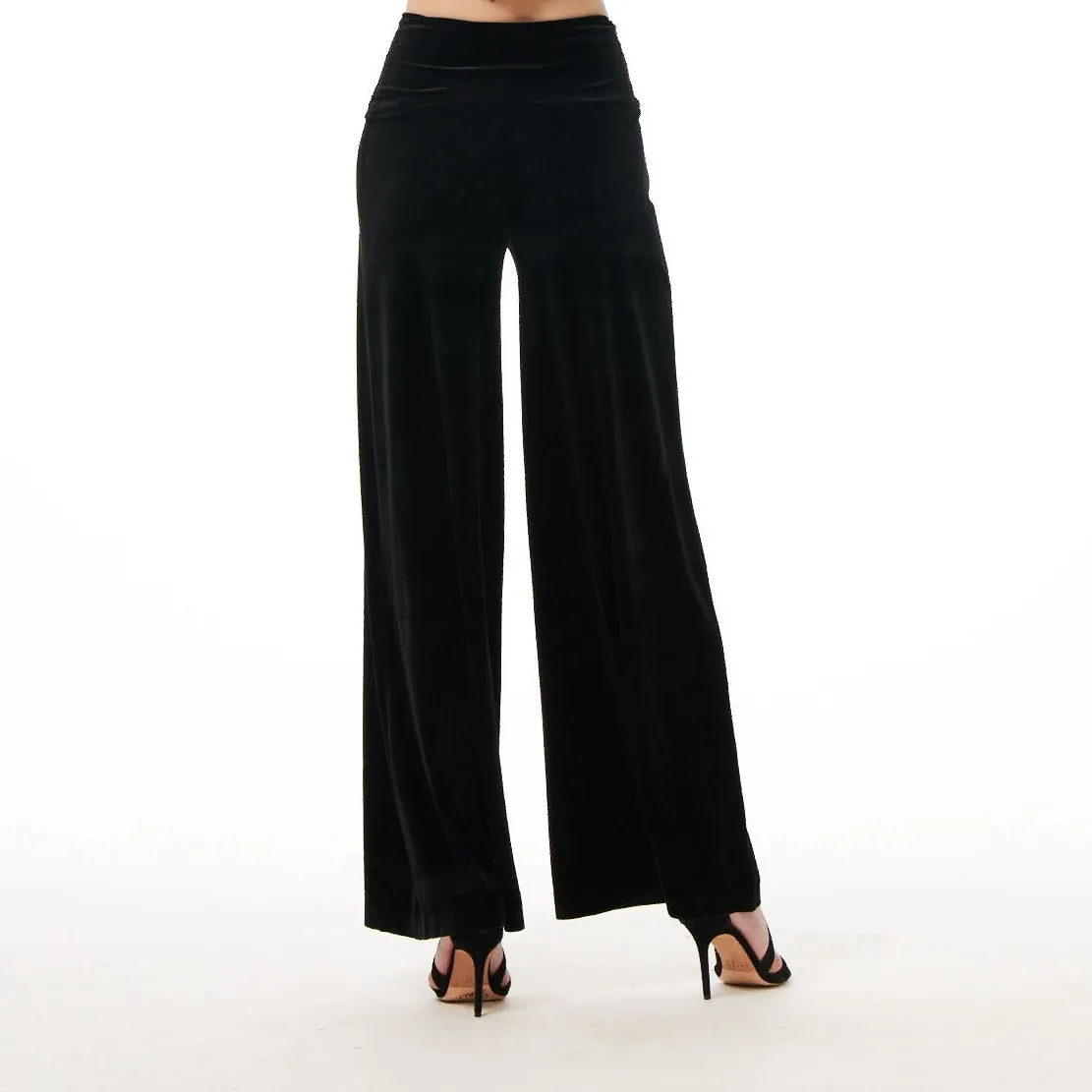 STRETCH VELVET PANTS