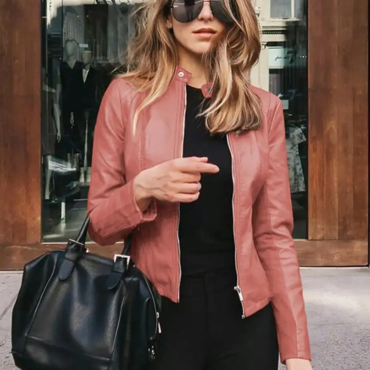 Stylish Women's Leather Biker Jacket for Unmatched Flair