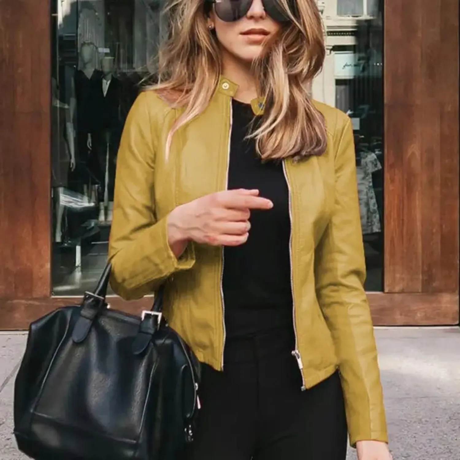 Stylish Women's Leather Biker Jacket for Unmatched Flair
