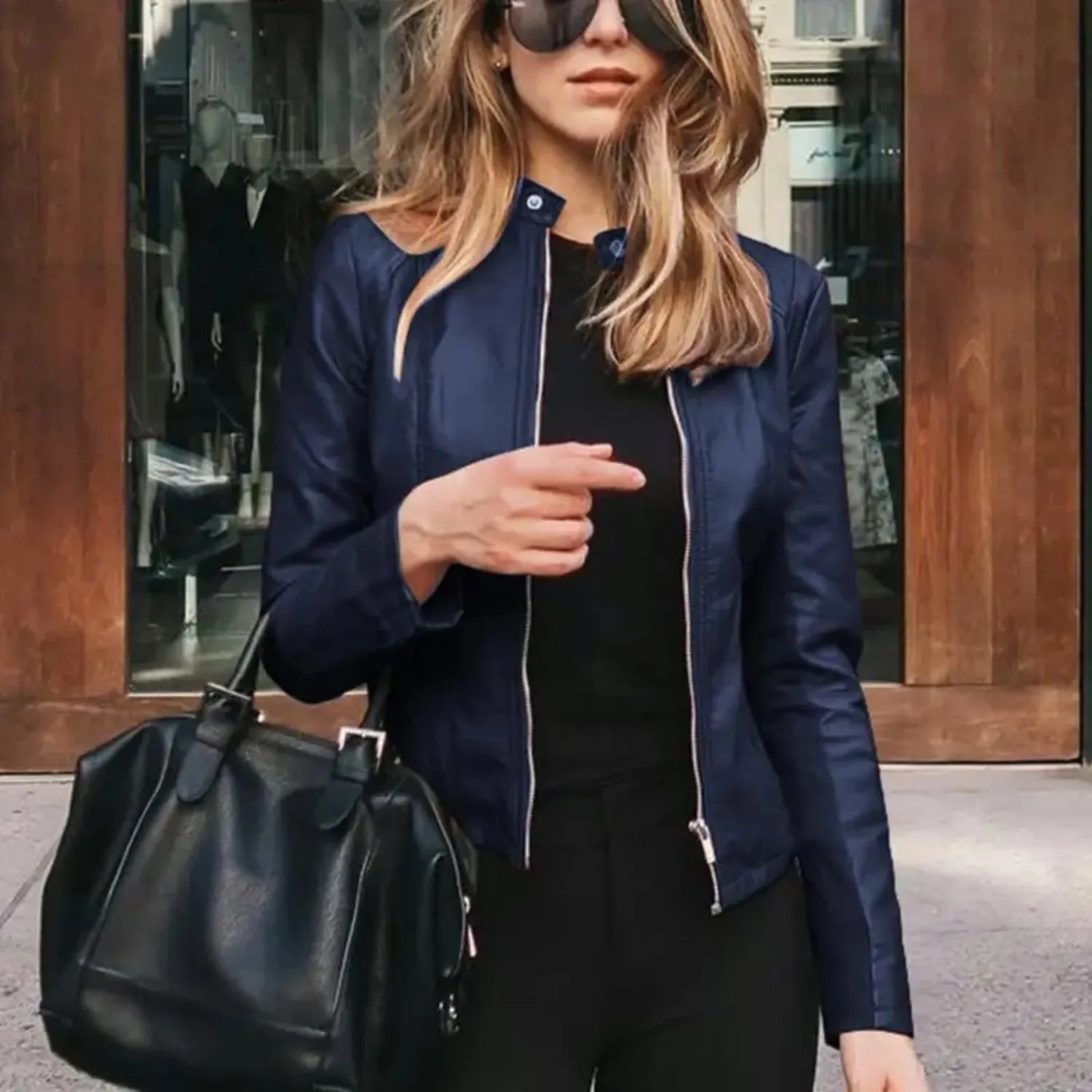 Stylish Women's Leather Biker Jacket for Unmatched Flair