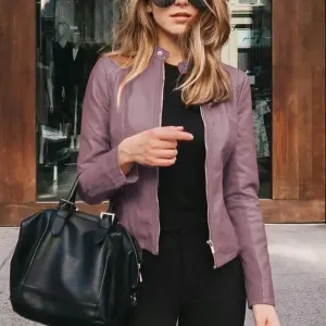 Stylish Women's Leather Biker Jacket for Unmatched Flair