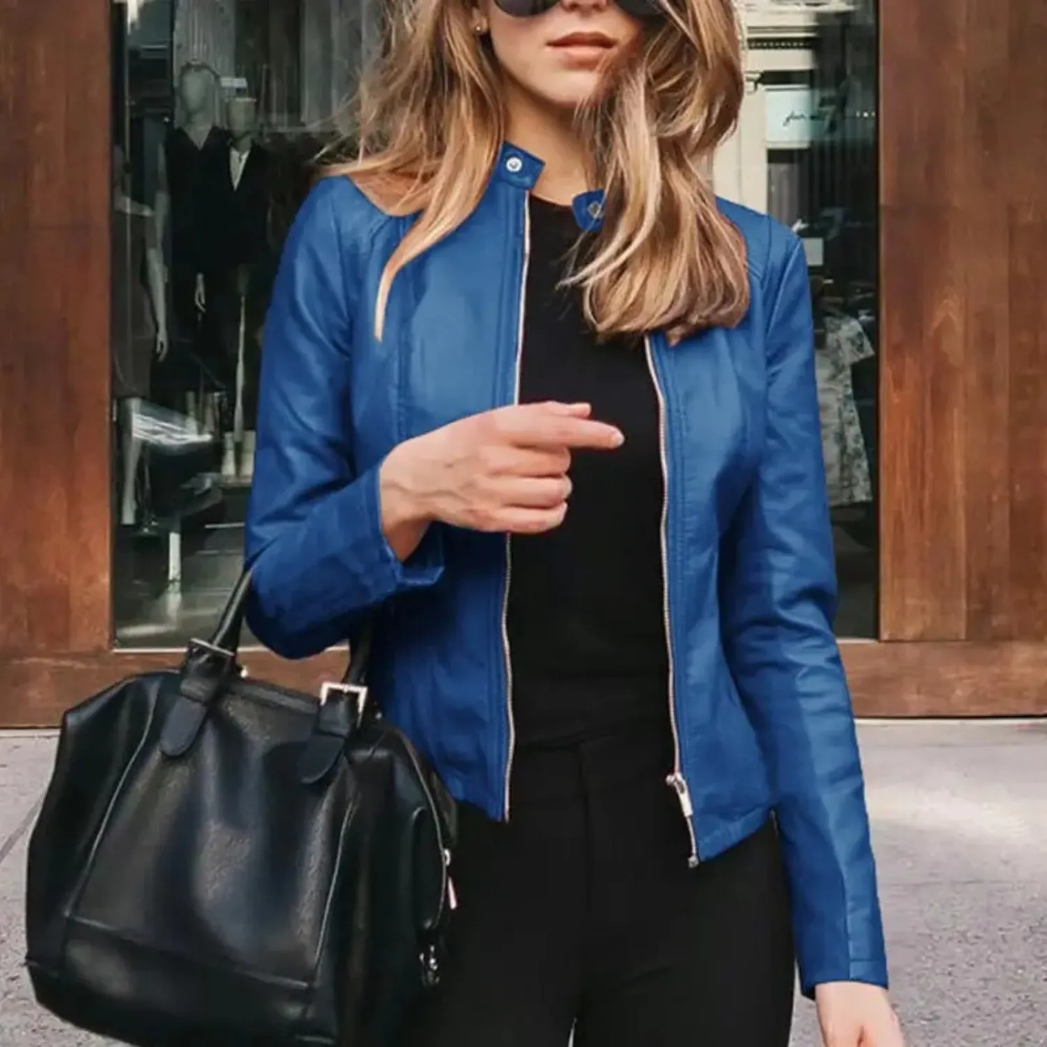 Stylish Women's Leather Biker Jacket for Unmatched Flair