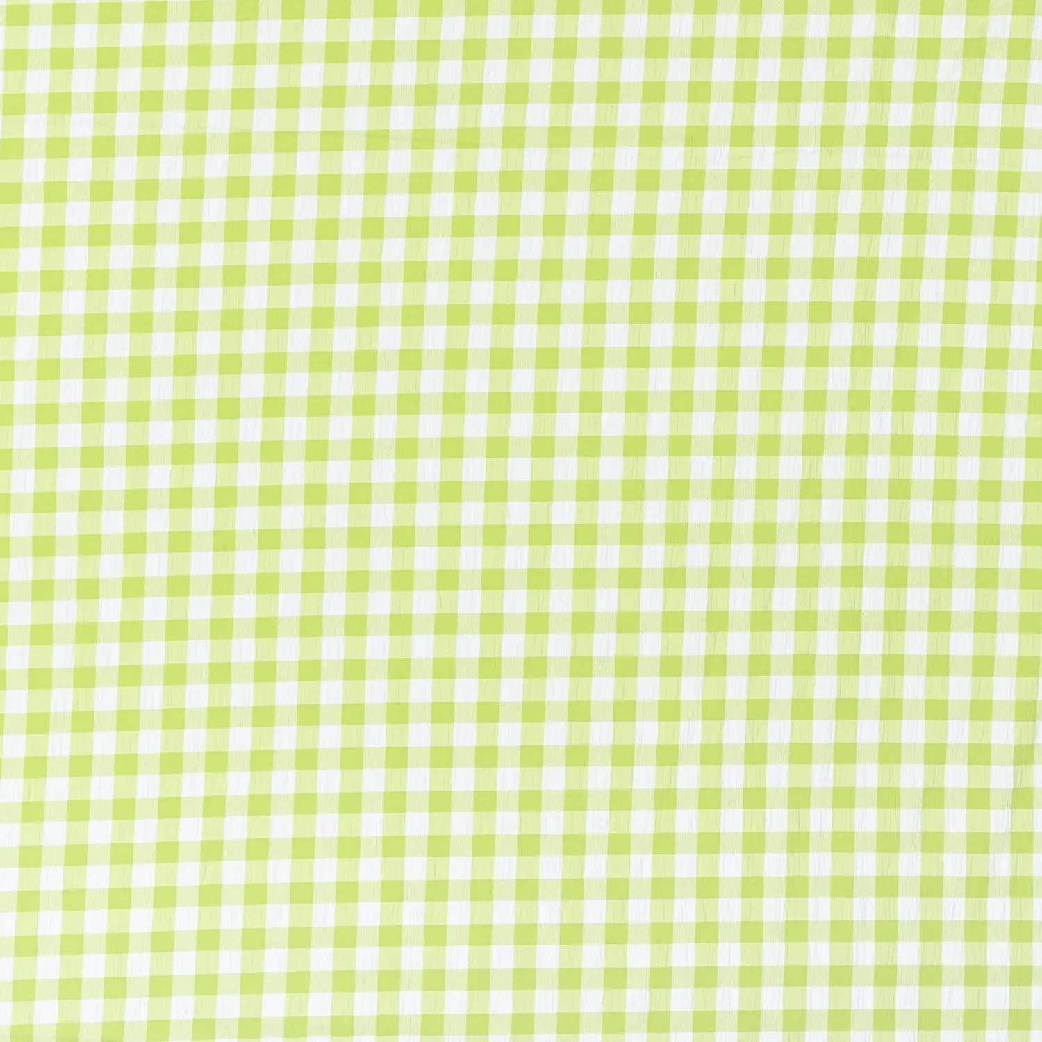 Summer Gingham Check 140cm Lime Green