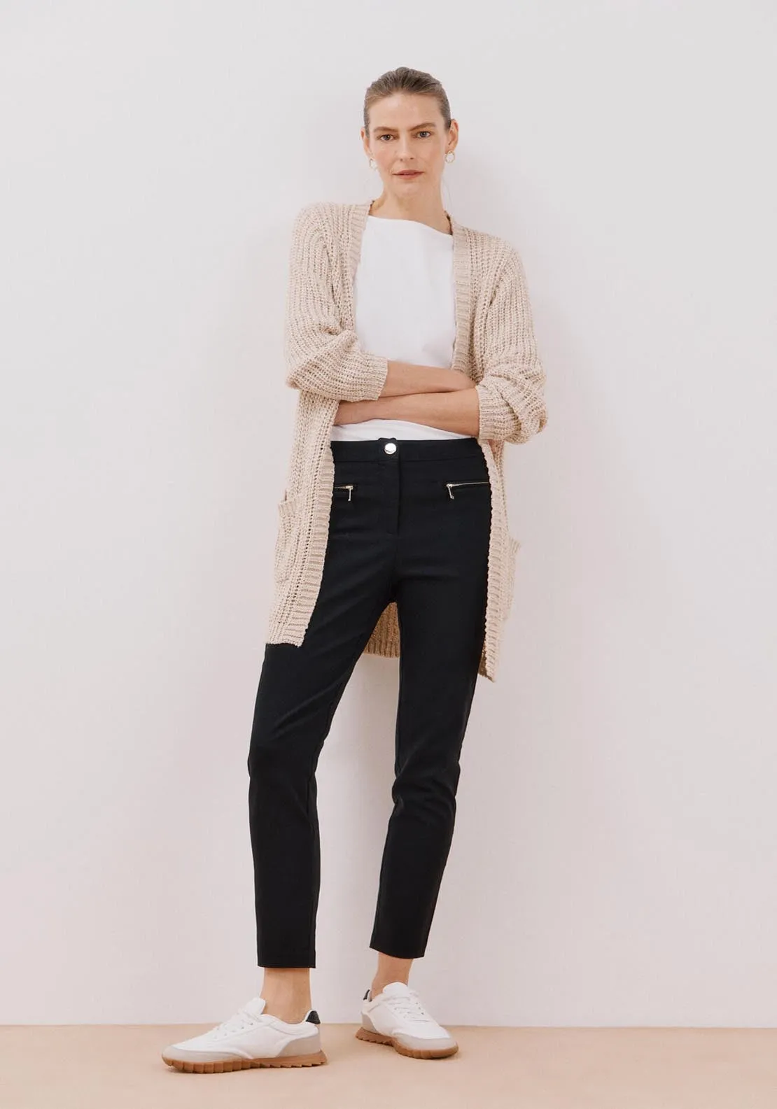 Super Stretch Skinny Pants - Black