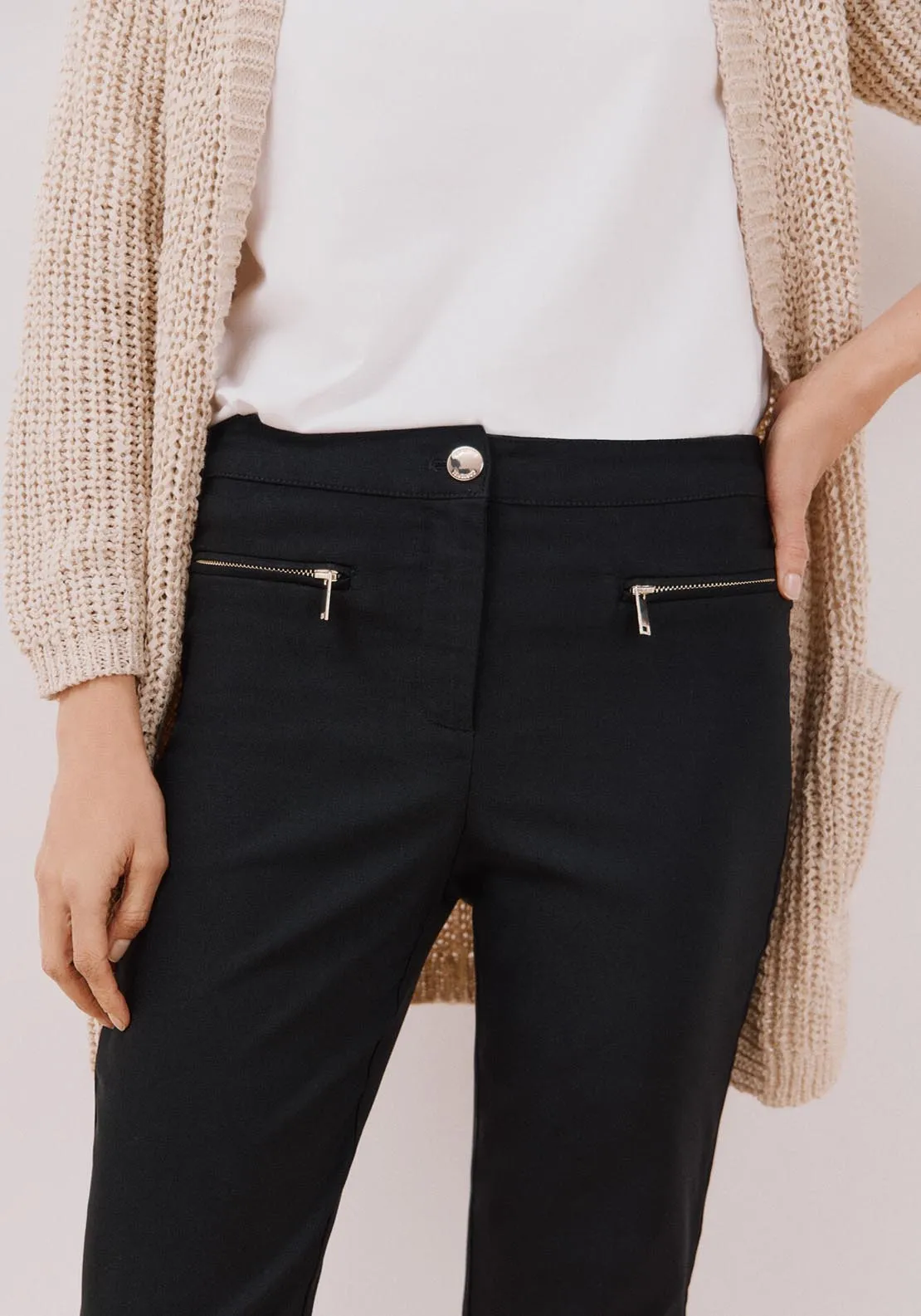 Super Stretch Skinny Pants - Black
