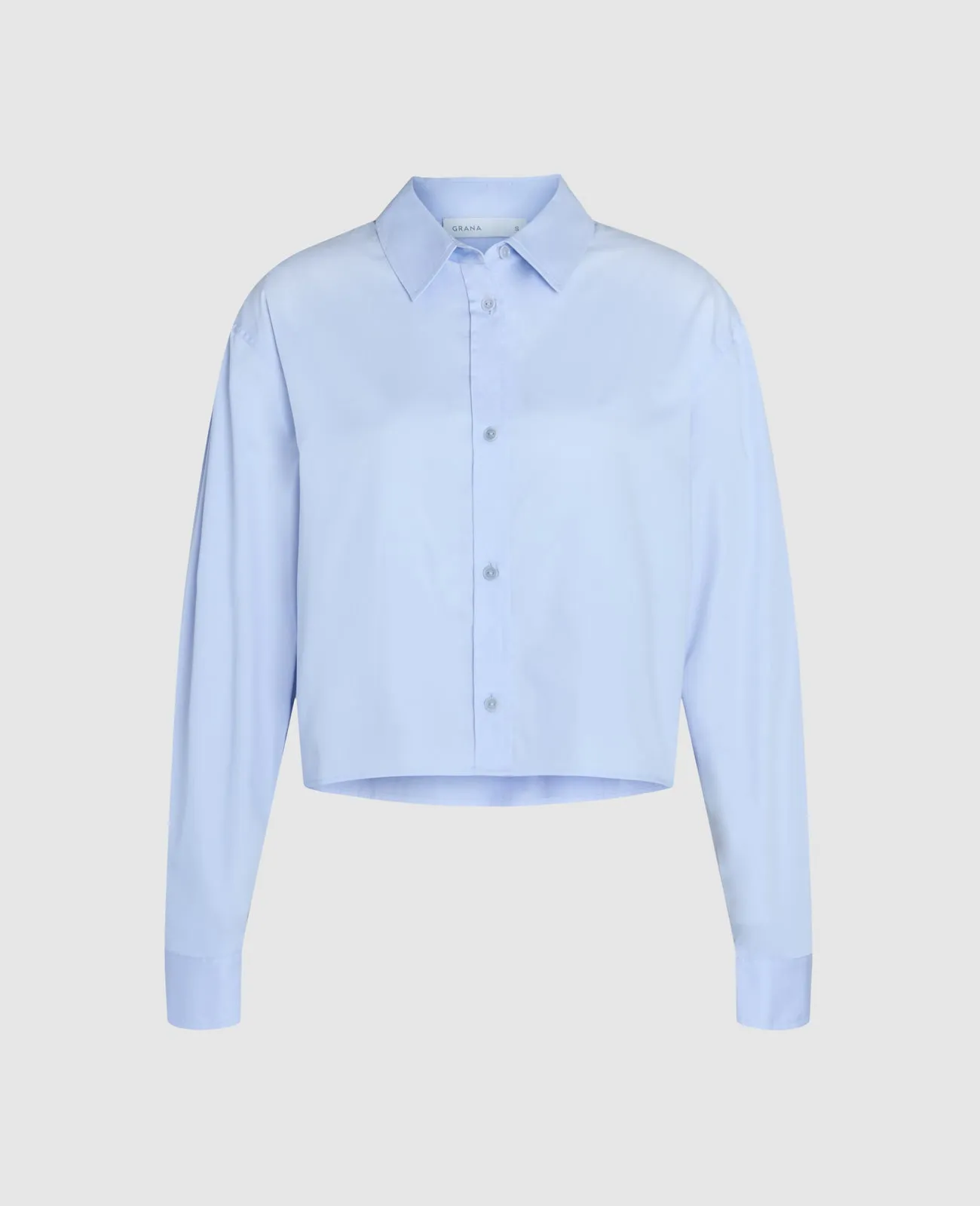Supima Poplin Cropped Shirt