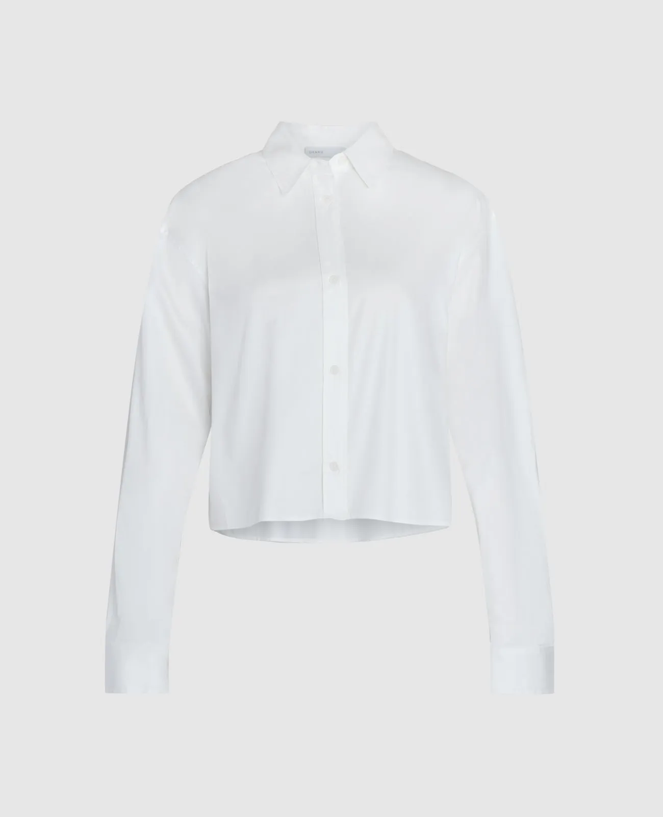Supima Poplin Cropped Shirt