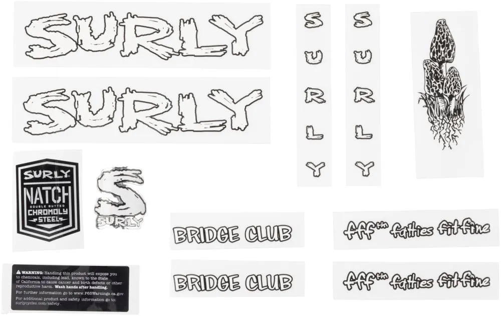 Surly Decal Sets