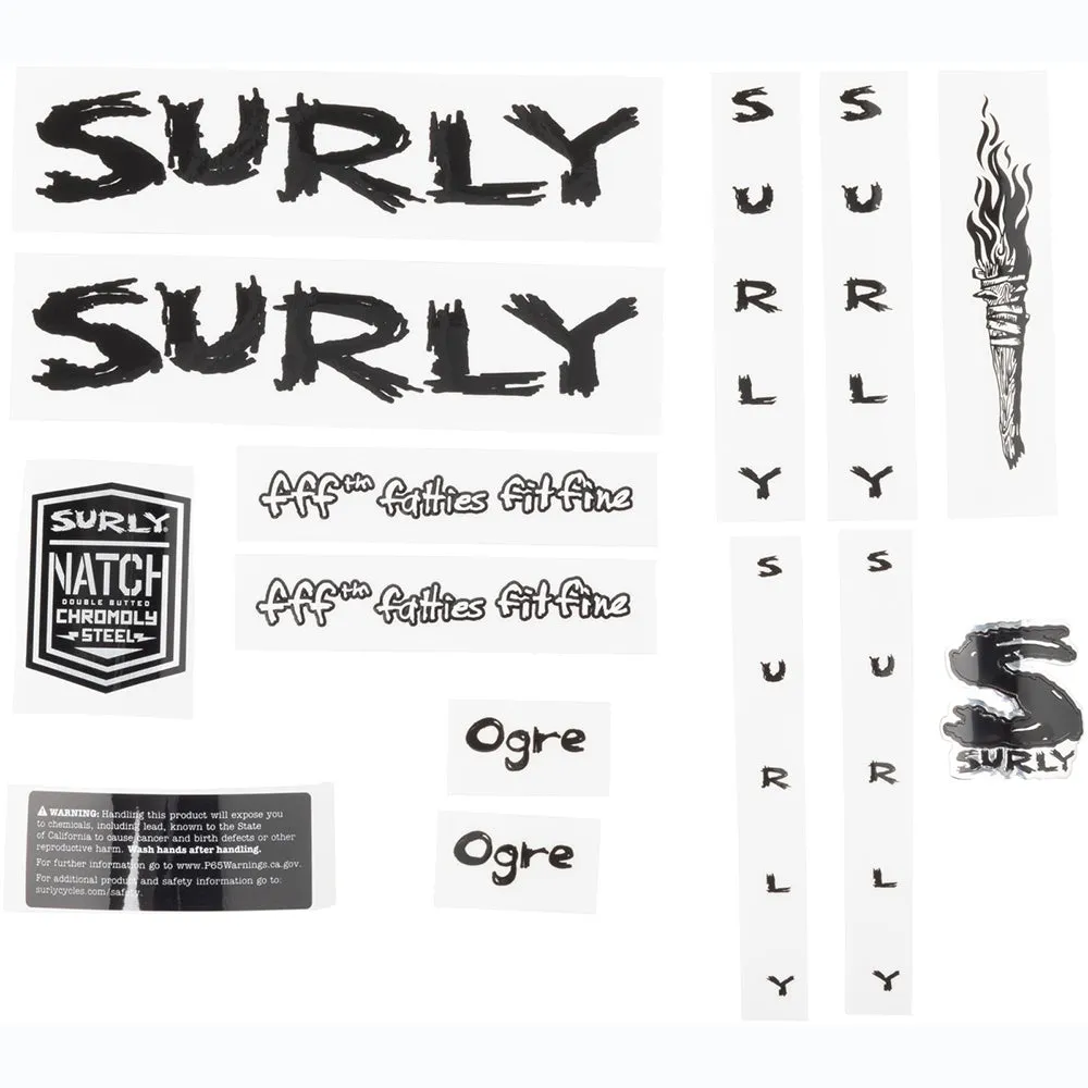 Surly Decal Sets