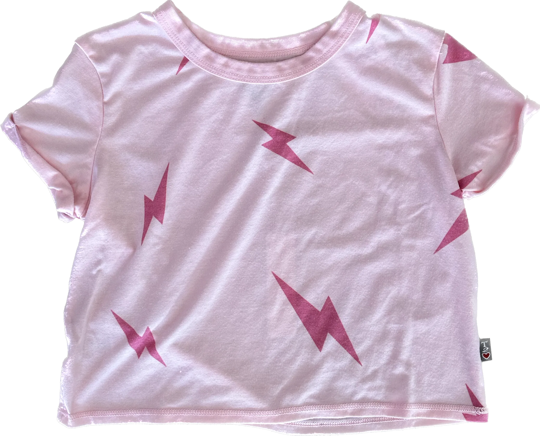 T2Love- Multi Boltz Shirt (Blush Pink)