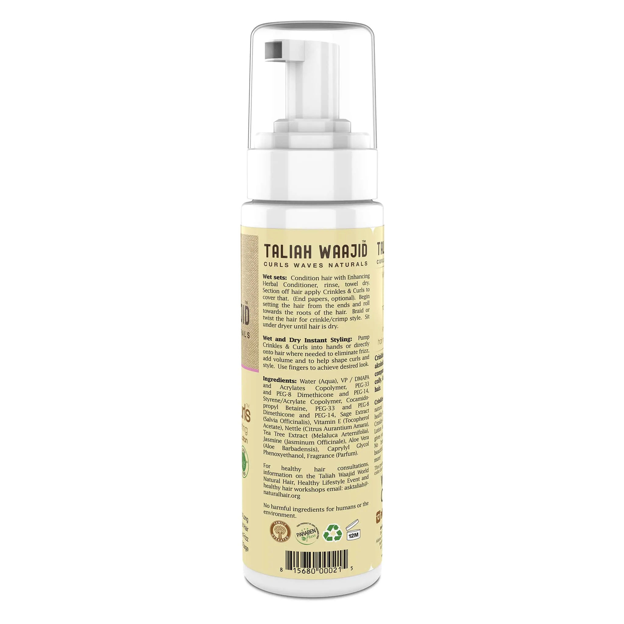 Taliah Waajid Curls, Waves & Naturals Crinkles & Curls 8oz